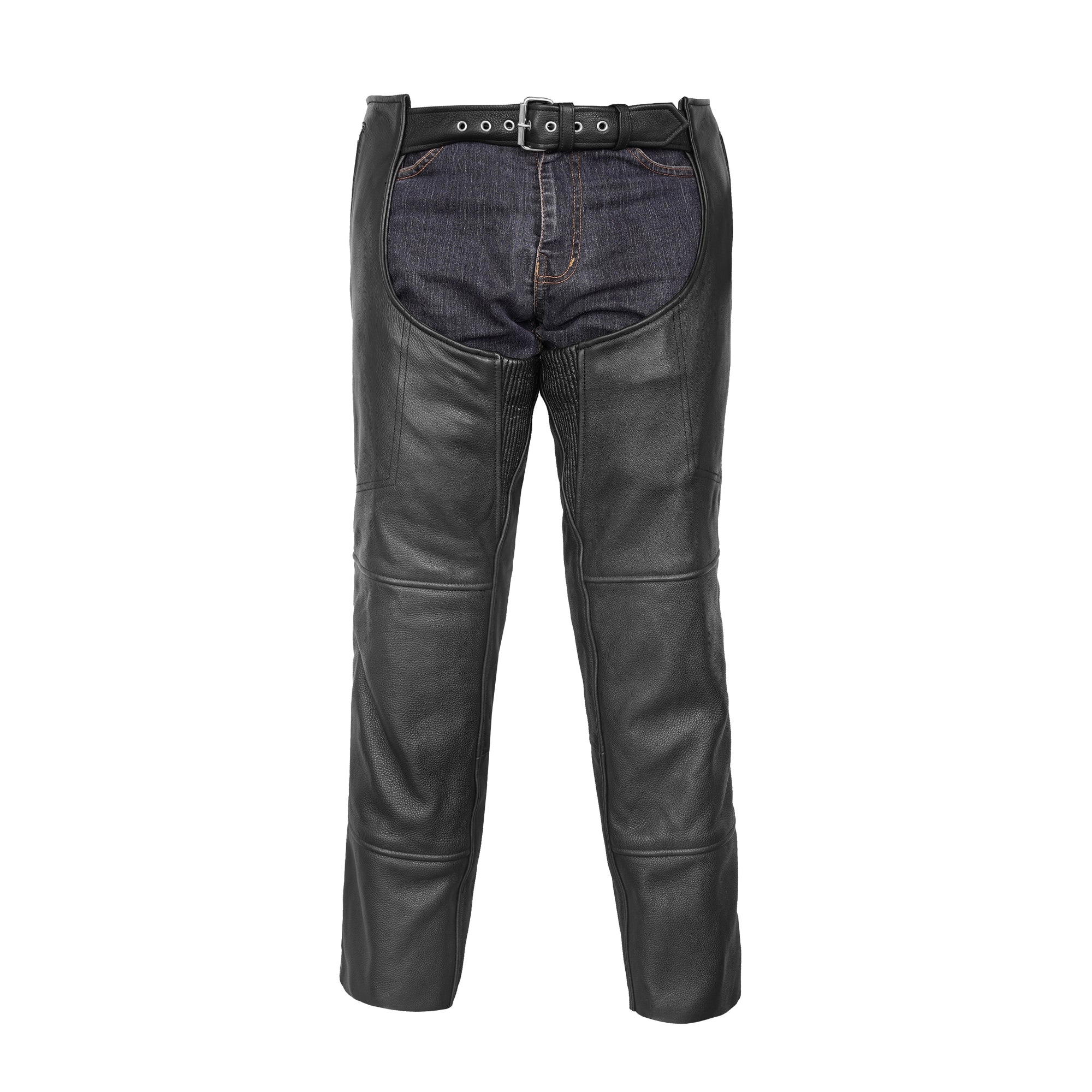Nightshade Rider Unisex Motorcycle Leather Chaps