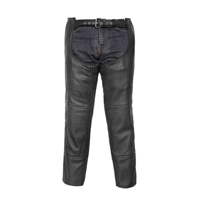 Nightshade Rider Unisex Motorcycle Leather Chaps