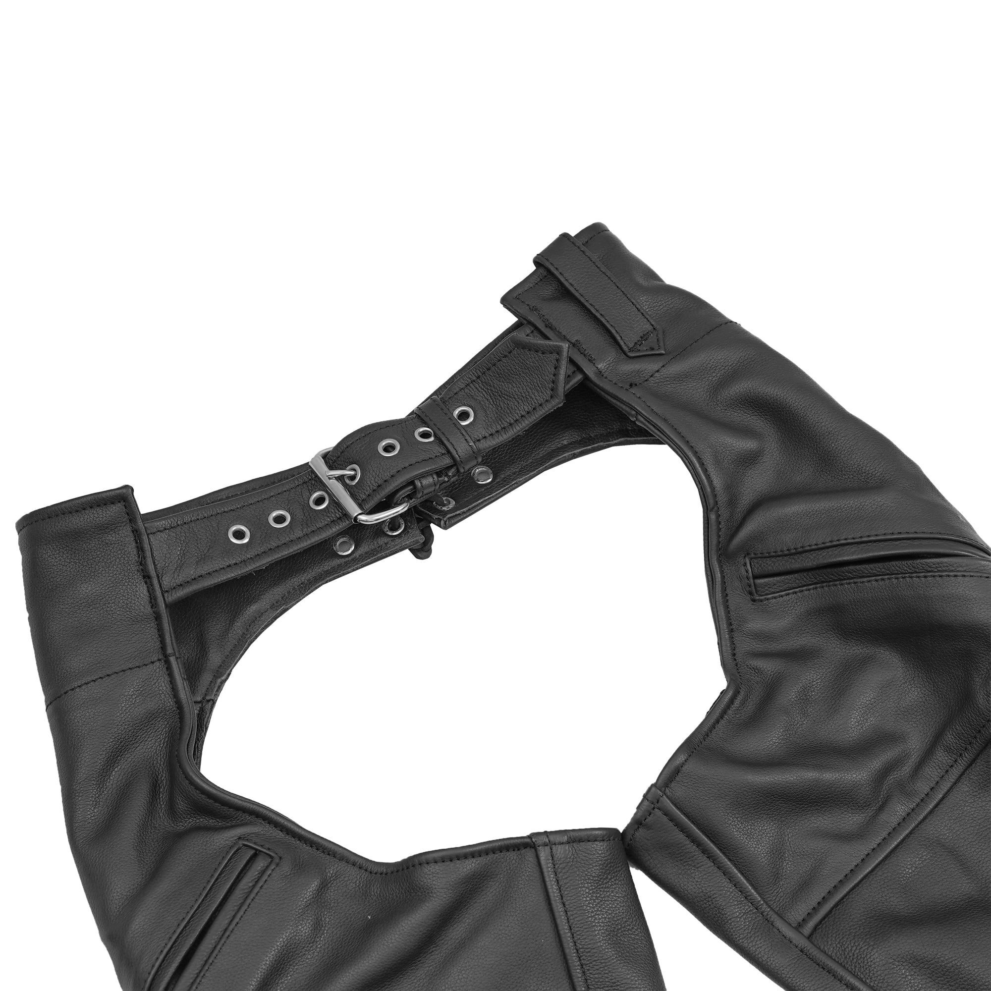 Nightshade Rider Unisex Motorcycle Leather Chaps