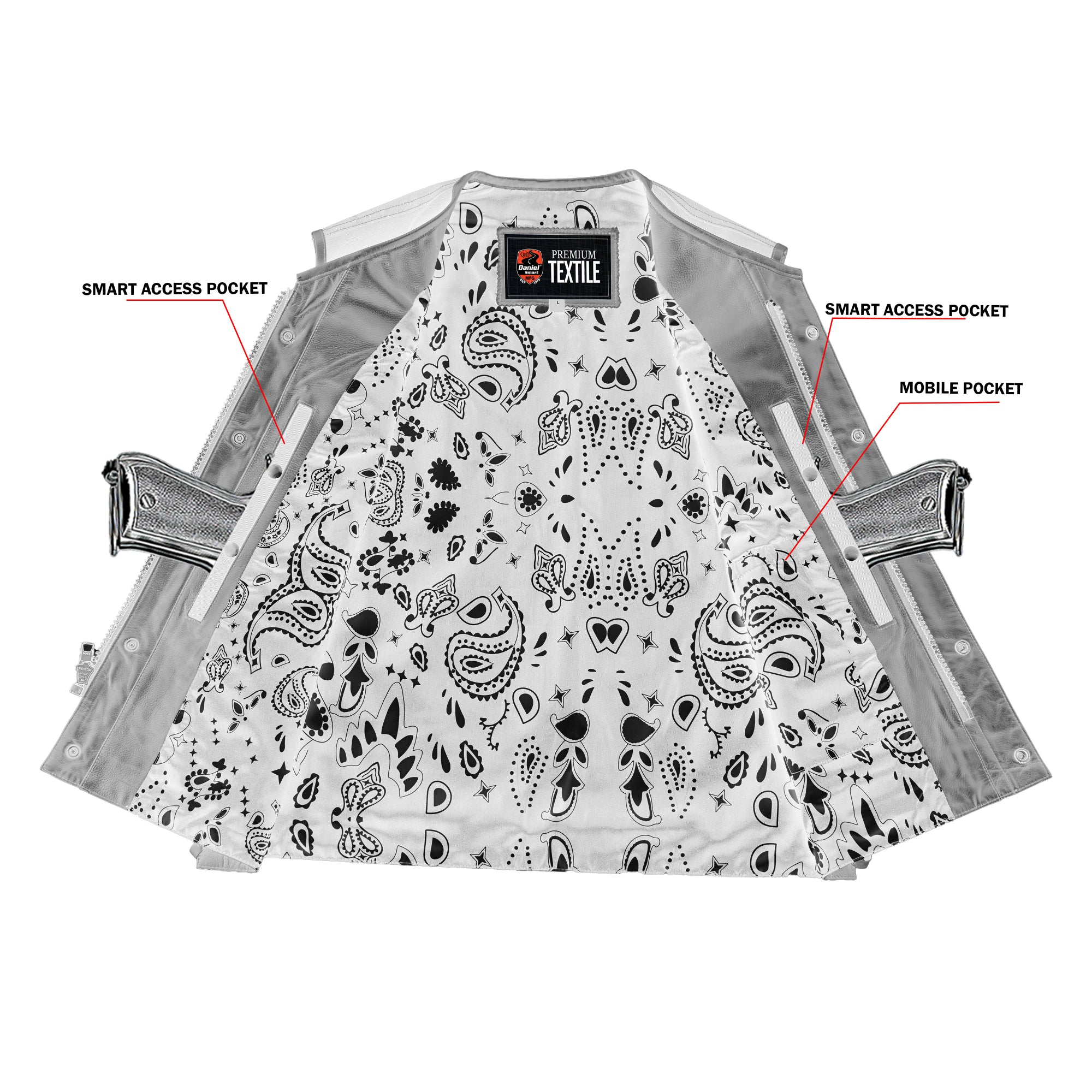 Cyclone - Men’s Textile Motorcycle Vest