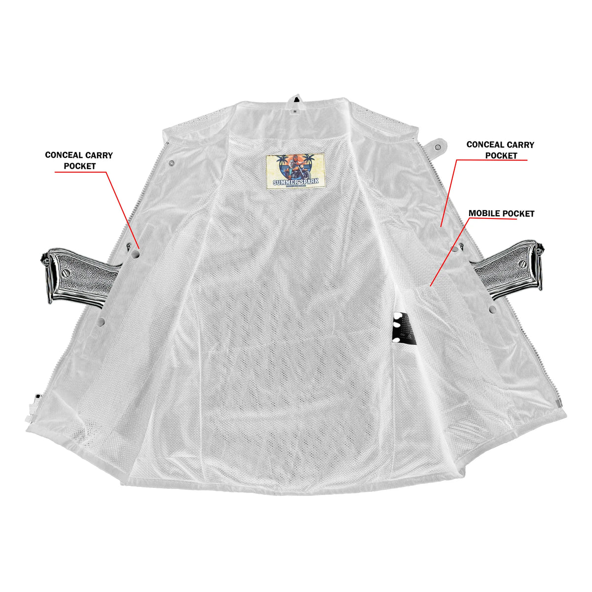 Mortis - Men’s Textile Motorcycle Vest