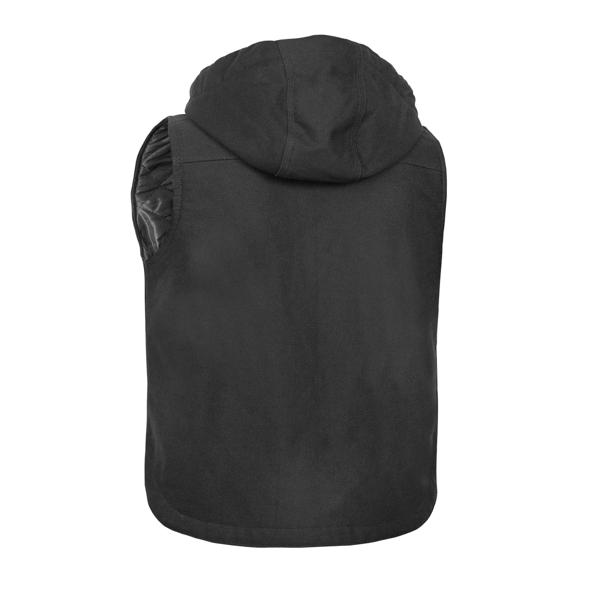 Strive Men's Textile Vest Hoodie | Rugged Biker Vest