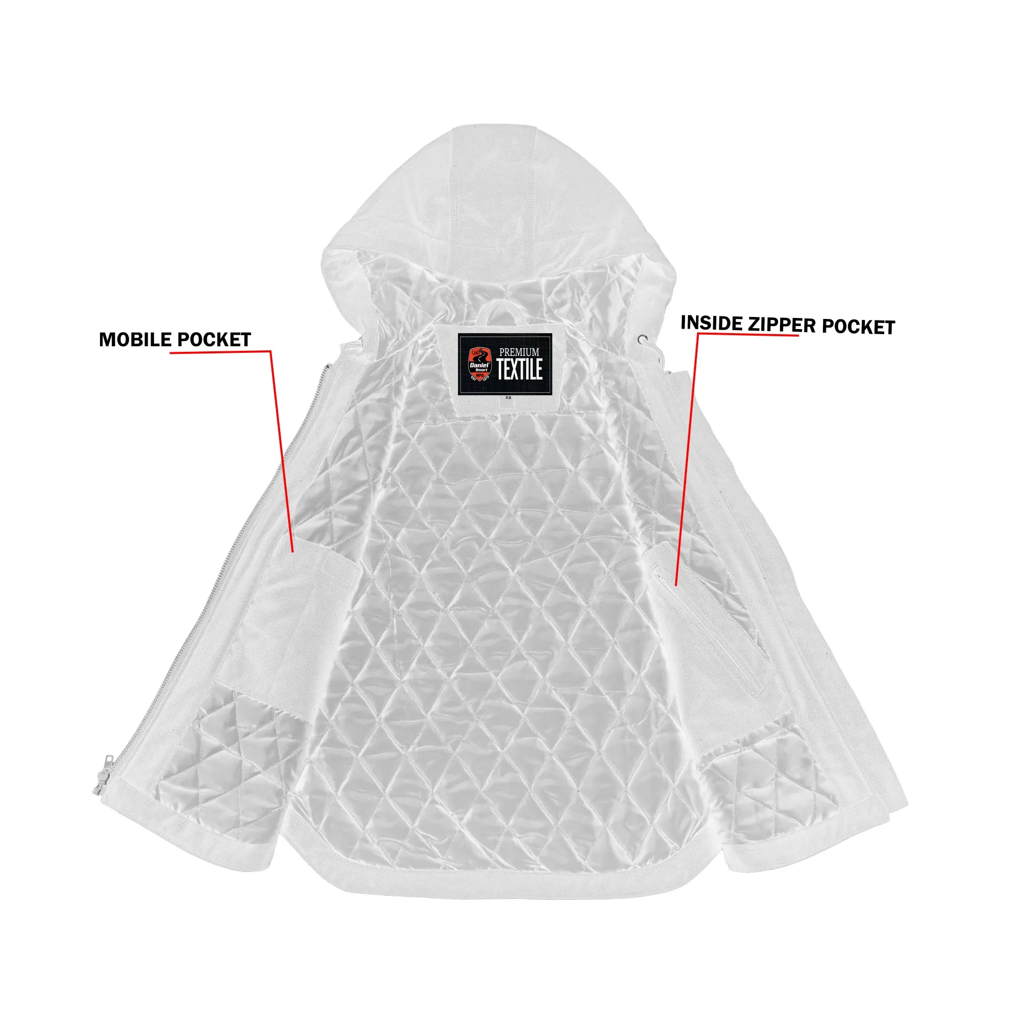 Strive - Men’s Textile Vest Hoodie
