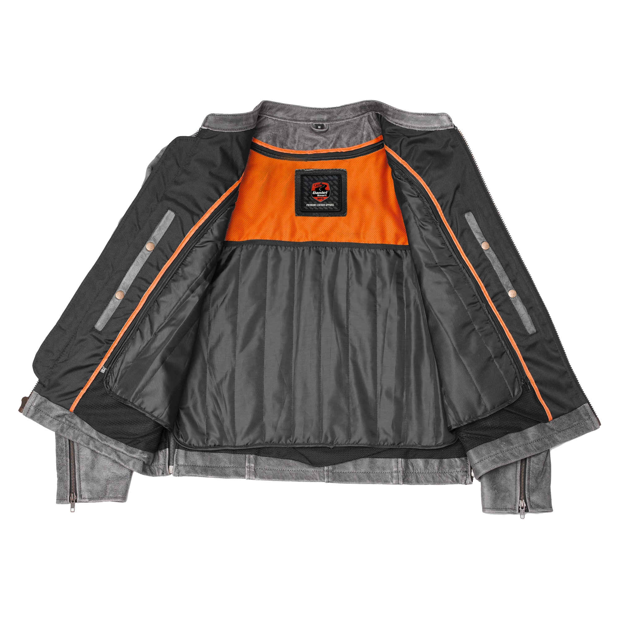 Rocco Men's Leather Motorcycle Jacket