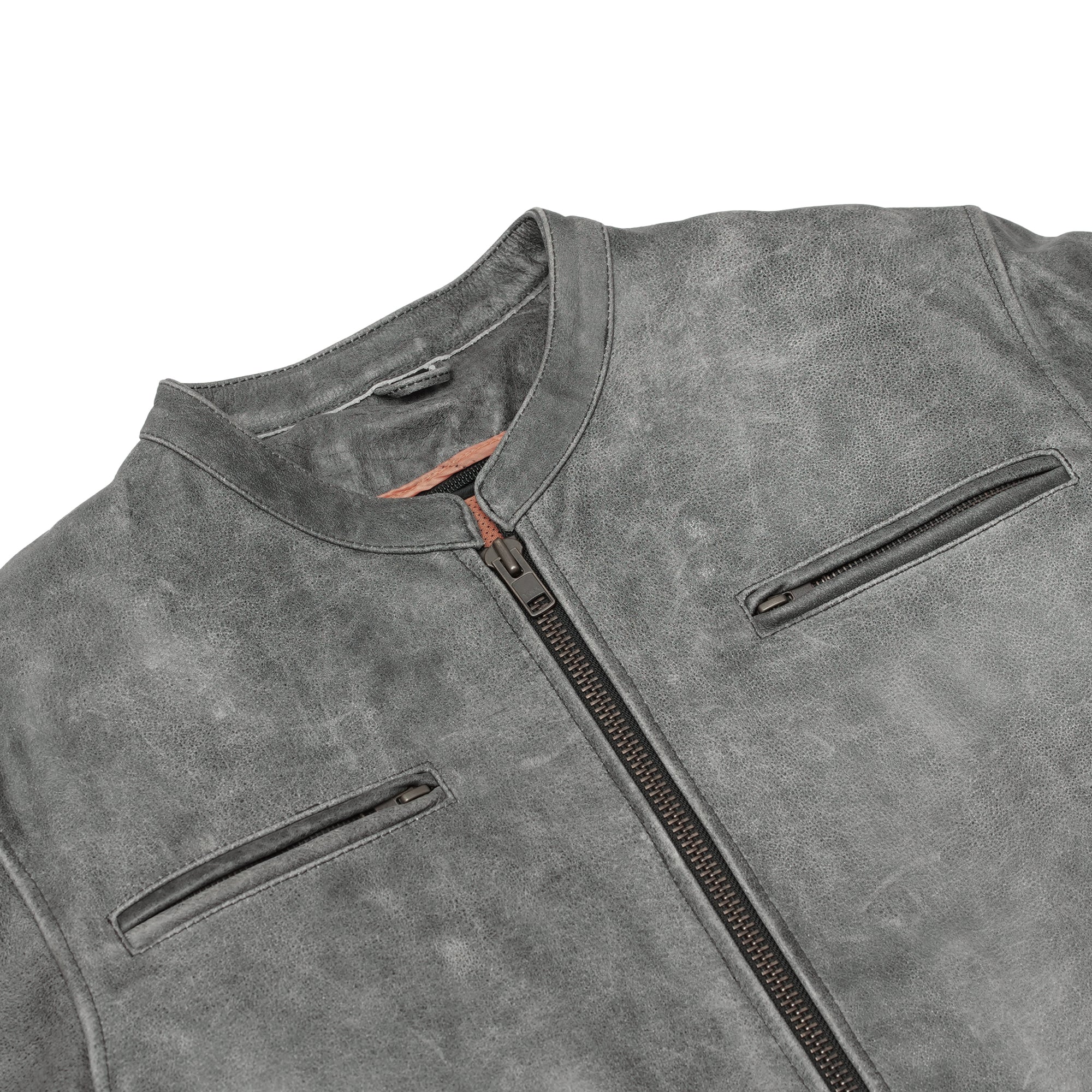 Rocco Men's Leather Motorcycle Jacket