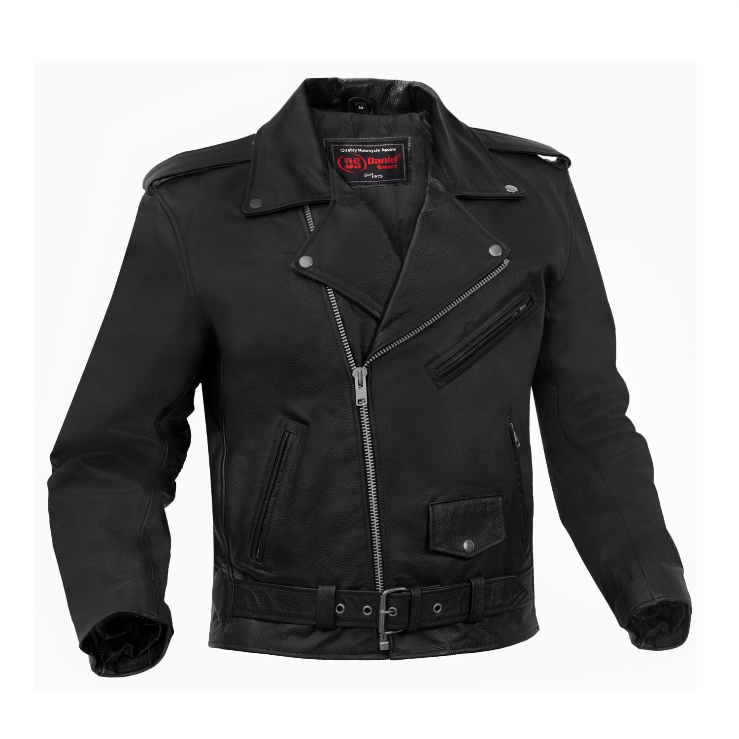 Vintara Men's Leather Motorcycle Jacket