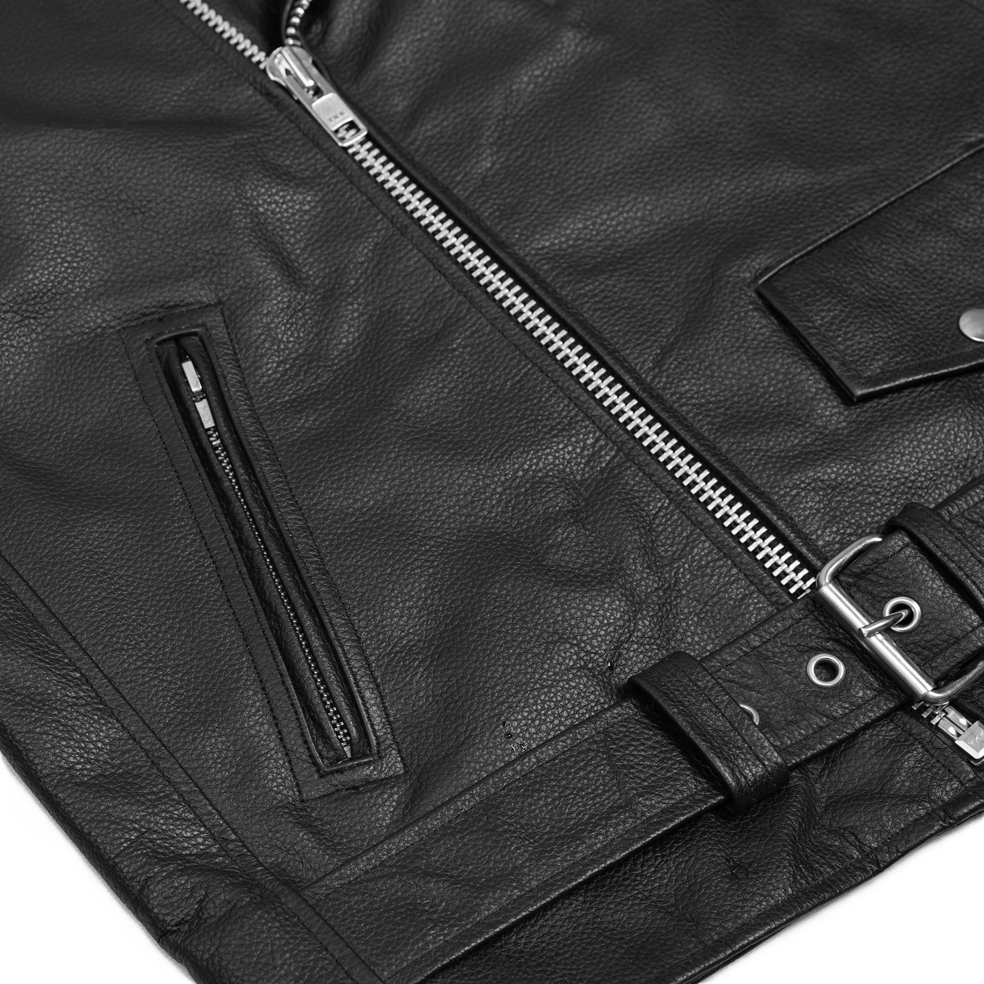 Vintara™ Men's Leather Motorcycle Jacket