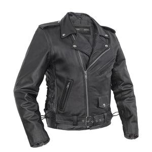 Magno™ Men's Leather Motorcycle Jacket
