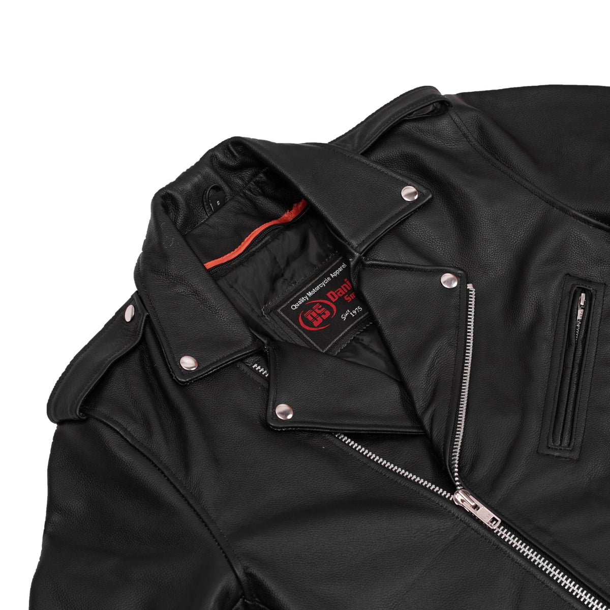 Road Titan Men's Leather Motorcycle Jacket |Tough & Timeless