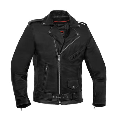 Road Titan™ Men's Leather Motorcycle Jacket