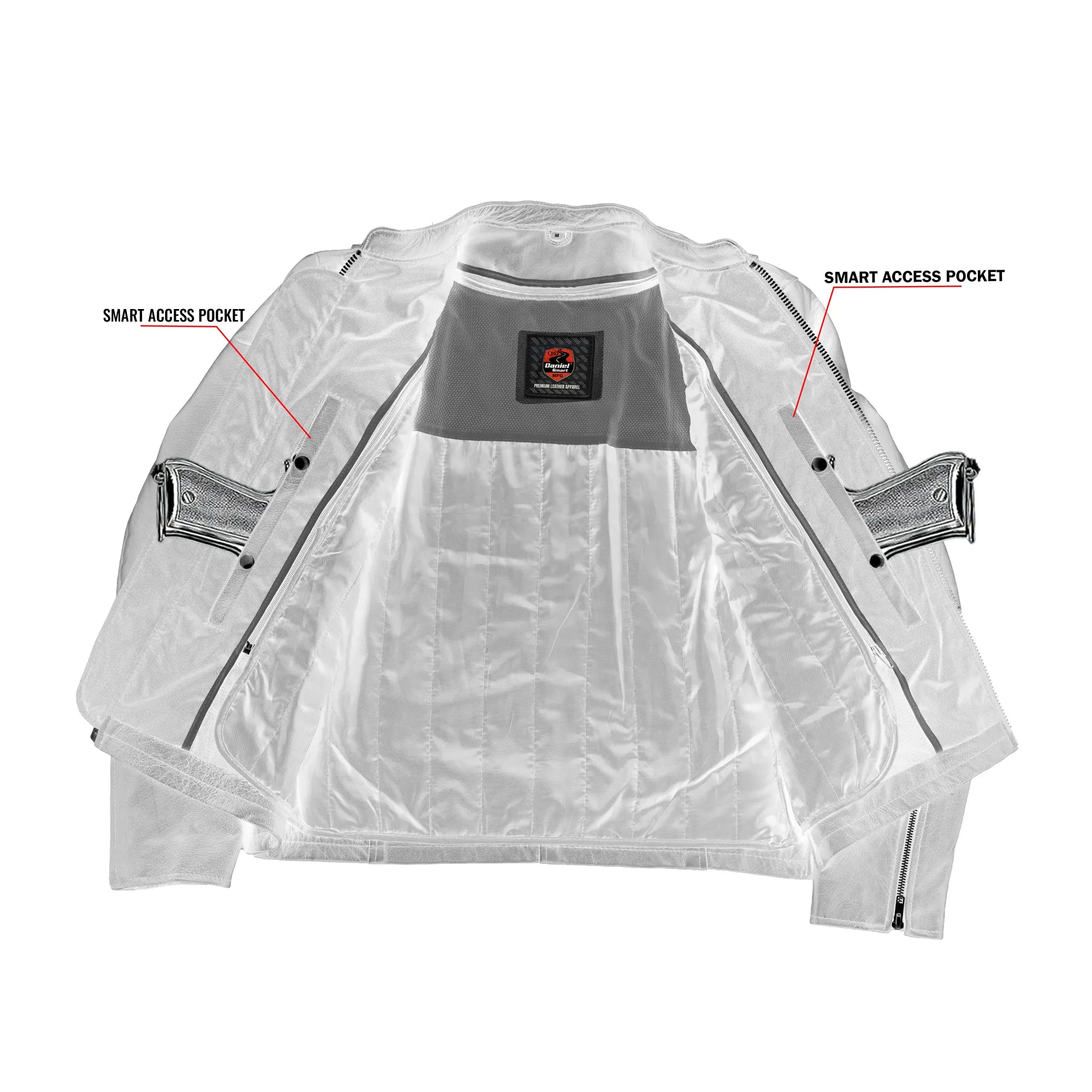 Deadfall Men's Leather Motorcycle Jacket