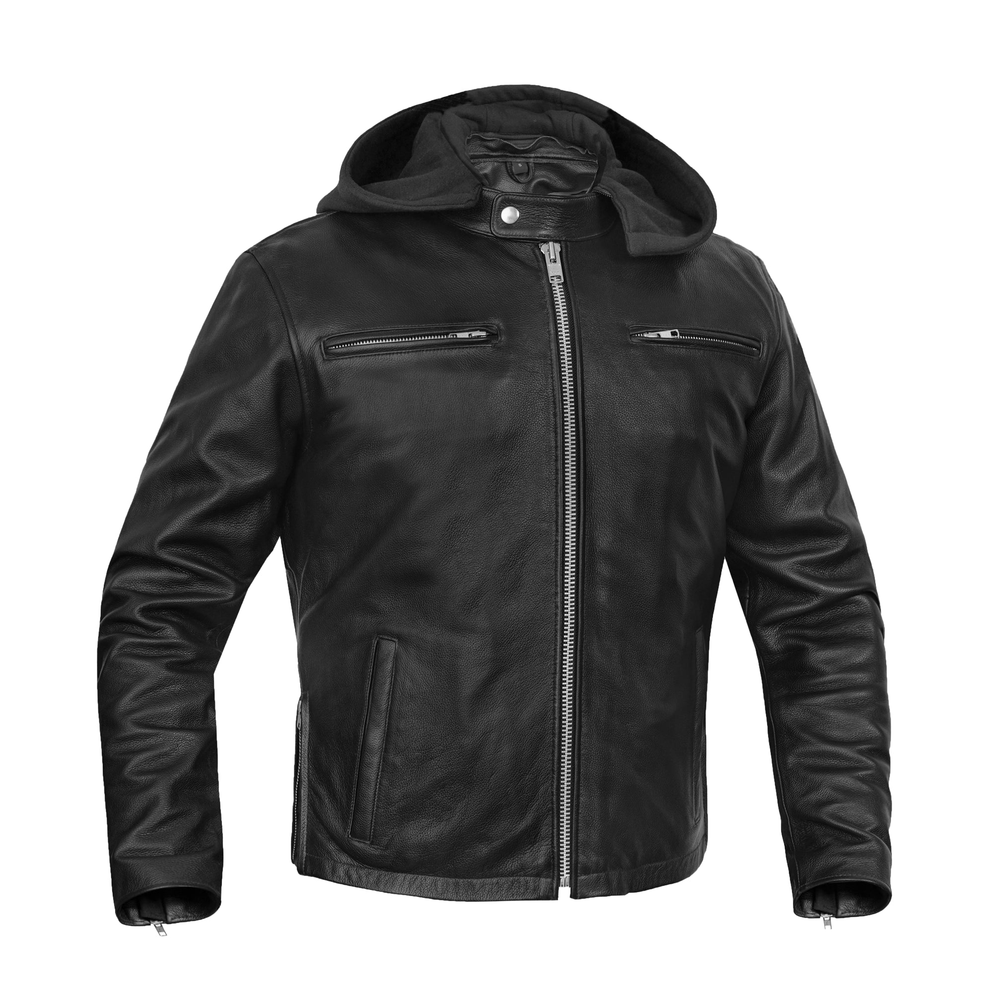 Stormhawk™ Men's Leather Motorcycle Jacket