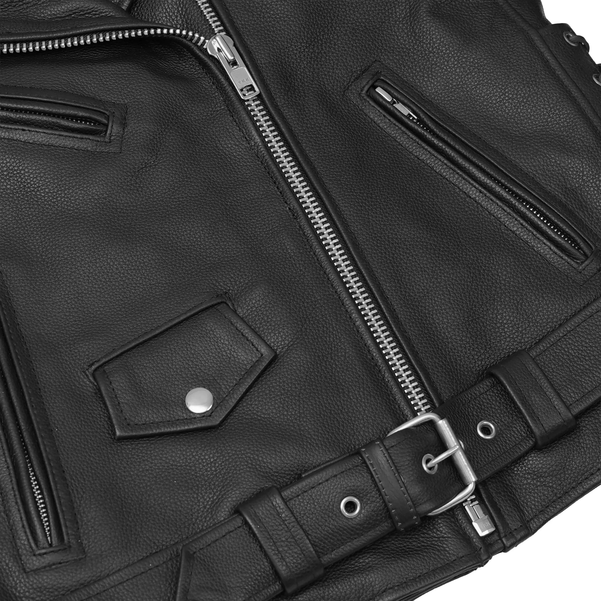 Trekker™ Men's Leather Motorcycle Jacket