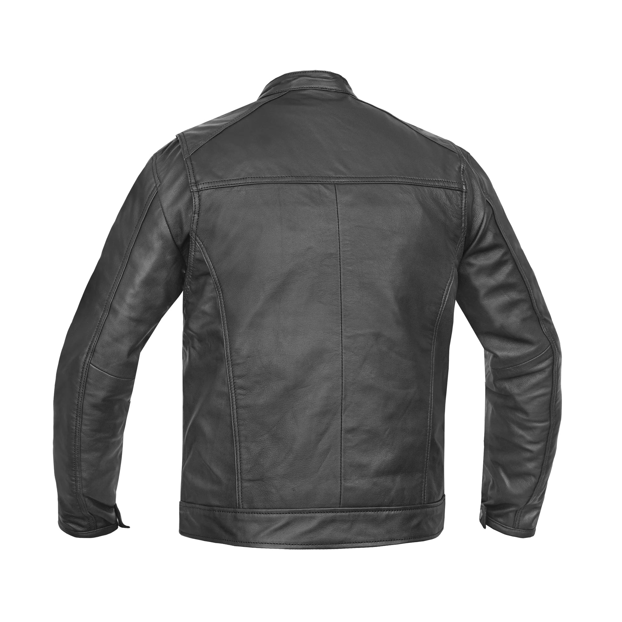 Wind Striker Men's Leather Motorcycle Jacket