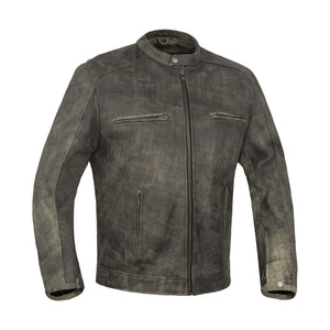RevX Men's Leather Motorcycle Jacket