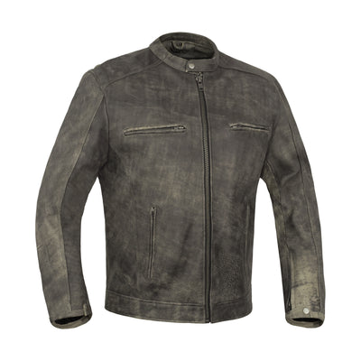 RevX Men's Leather Motorcycle Jacket