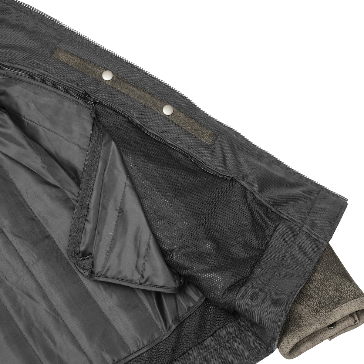 RevX Men's Leather Motorcycle Jacket