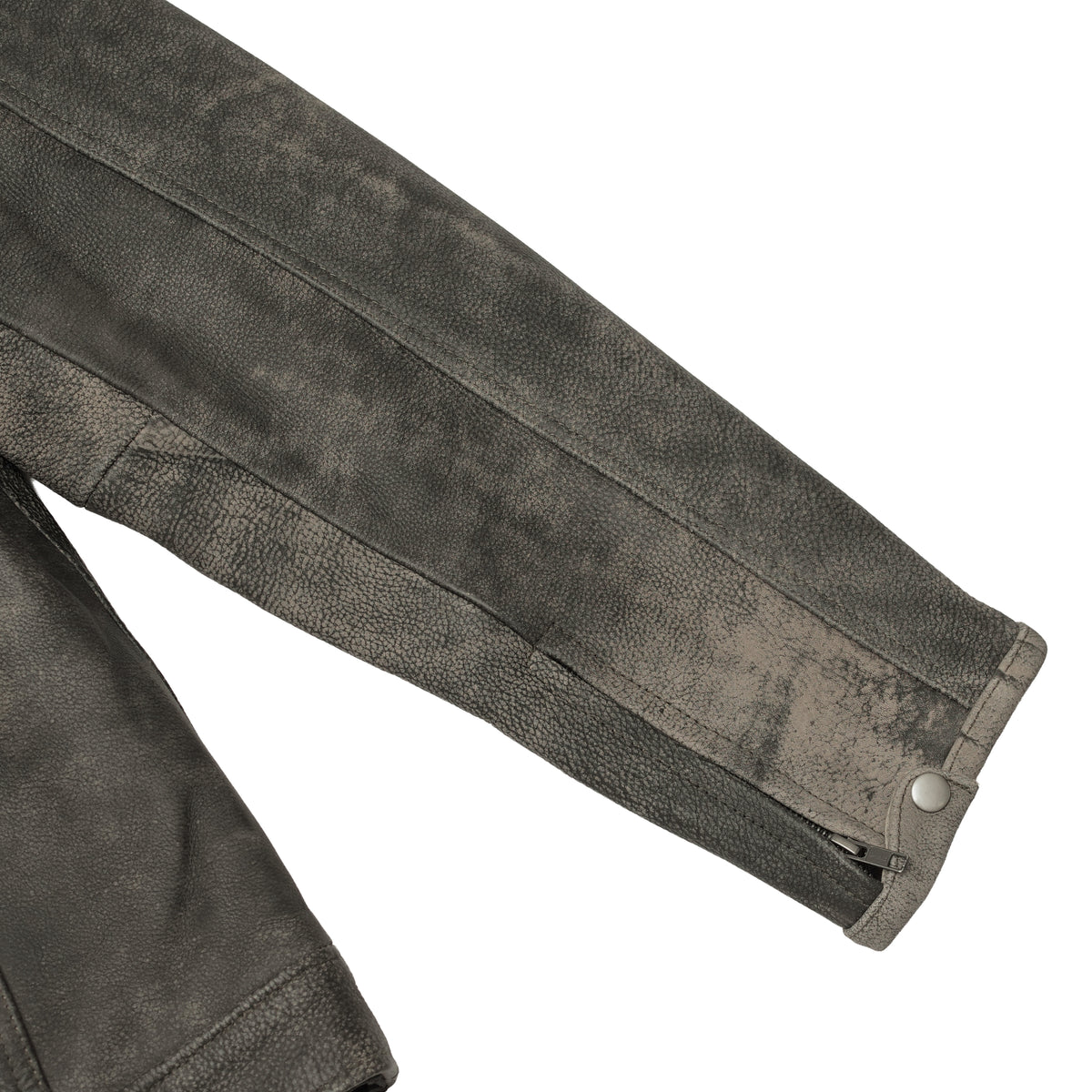 RevX Men's Leather Motorcycle Jacket