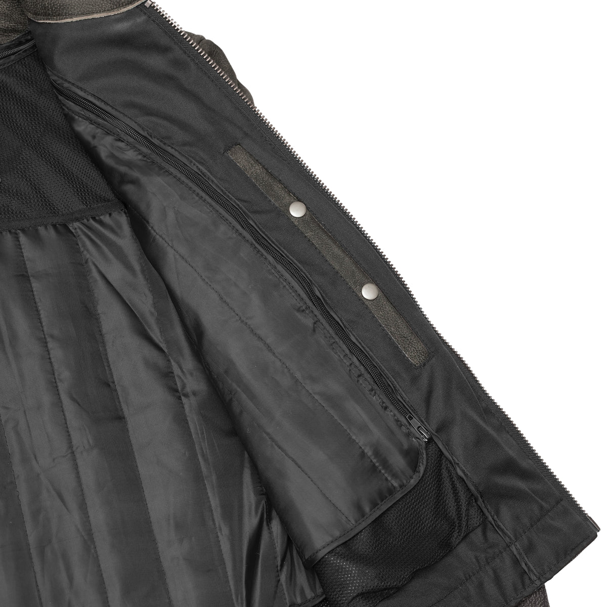 RevX Men's Leather Motorcycle Jacket