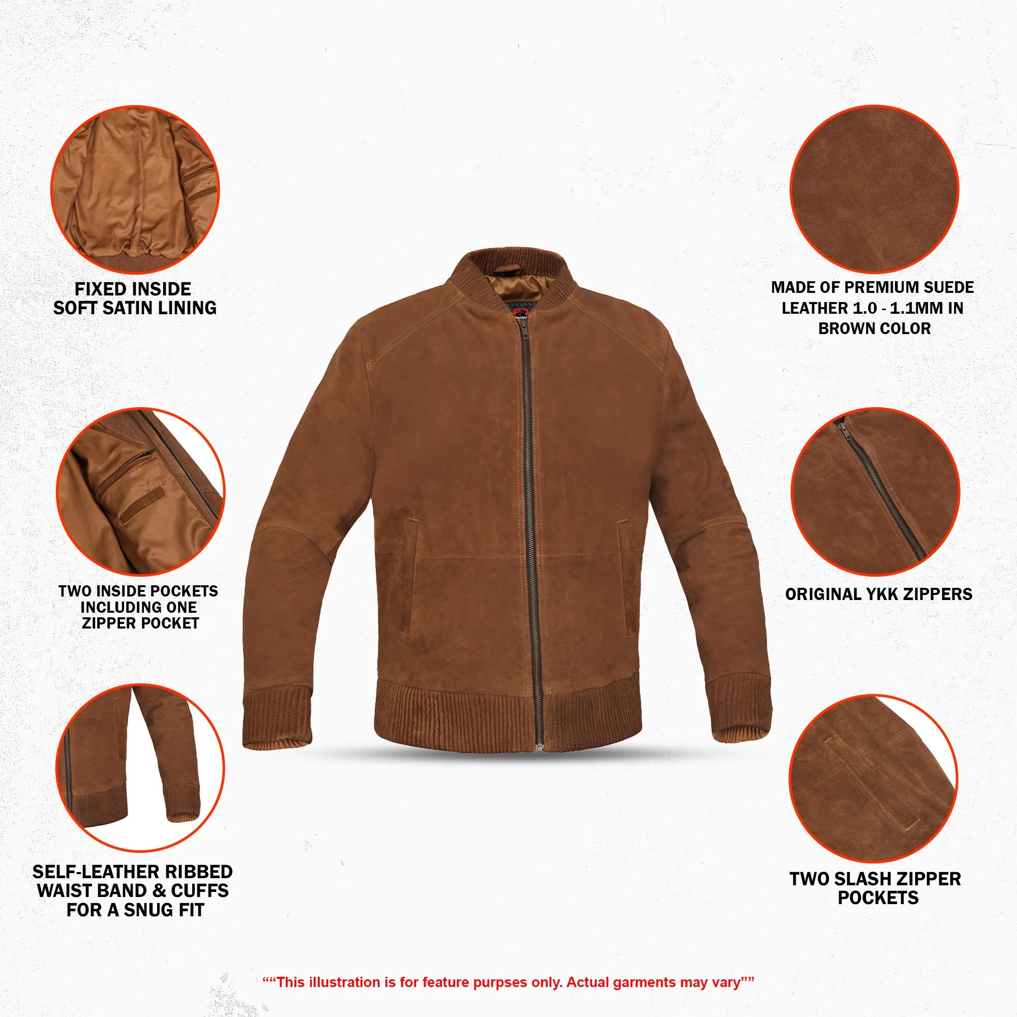 Logan - Men’s Leather Motorcycle Jacket