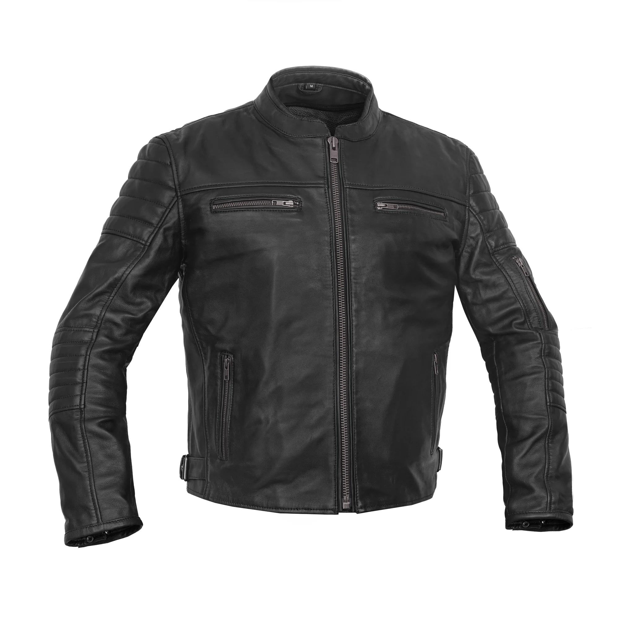 Dagger™ Men's Leather Motorcycle Jacket
