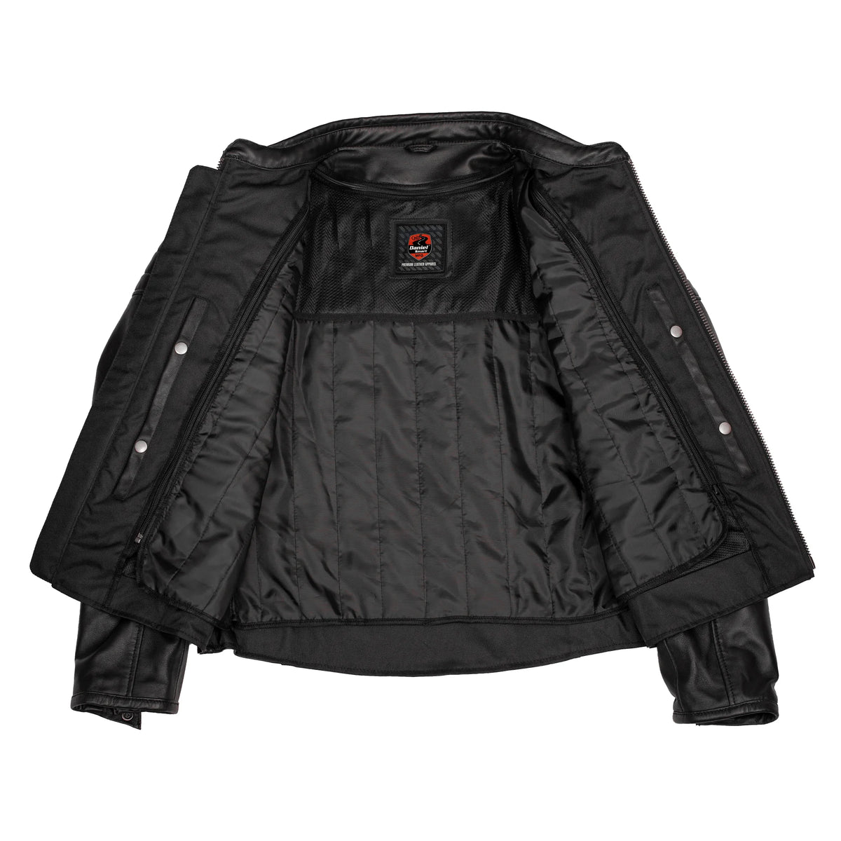Dagger Men's Leather Motorcycle Jacket – Sharp & Bold