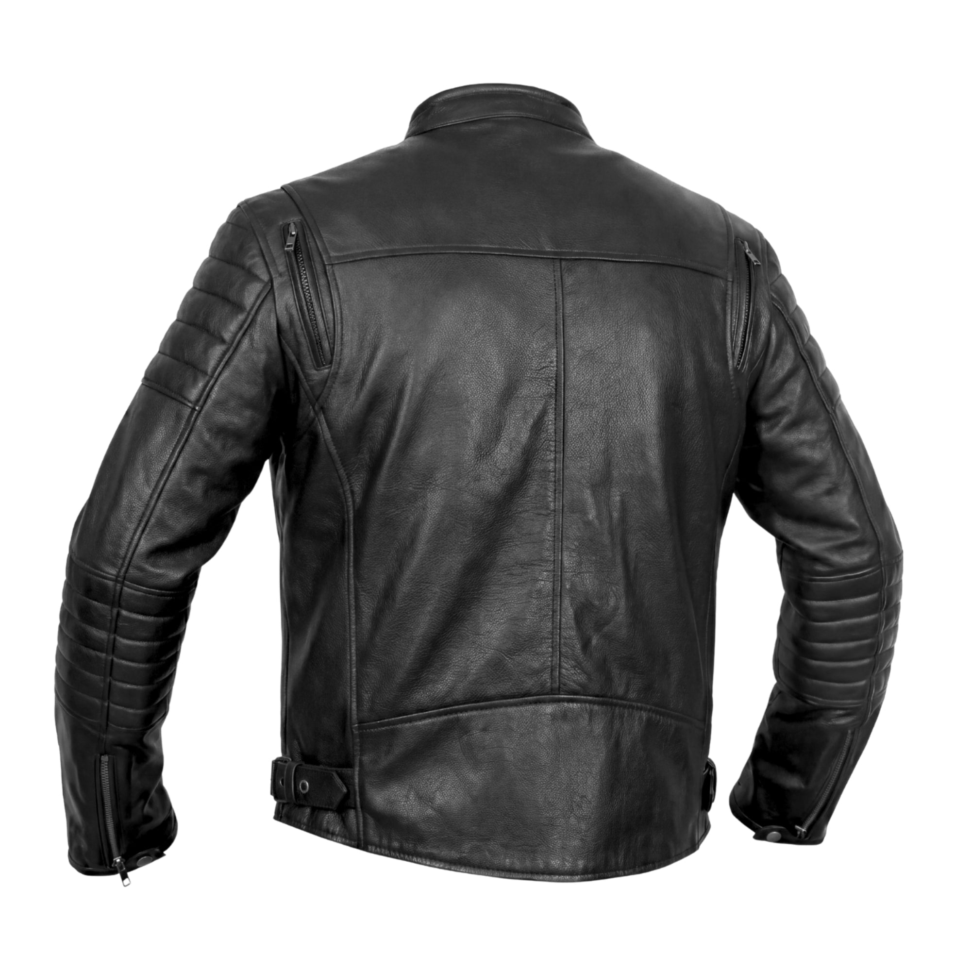 Dagger™ Men's Leather Motorcycle Jacket