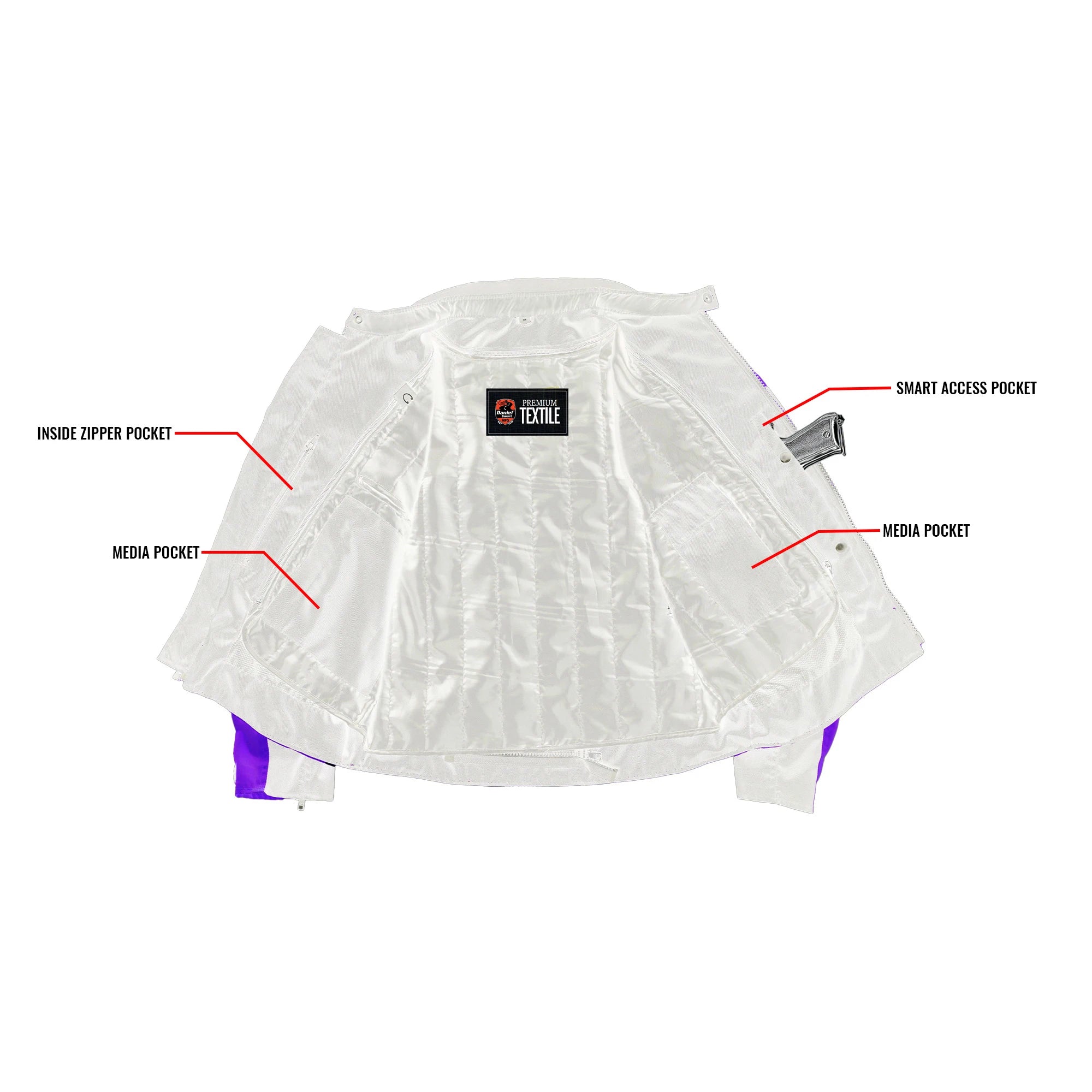 IronDrift Men's Textile Motorcycle Jacket