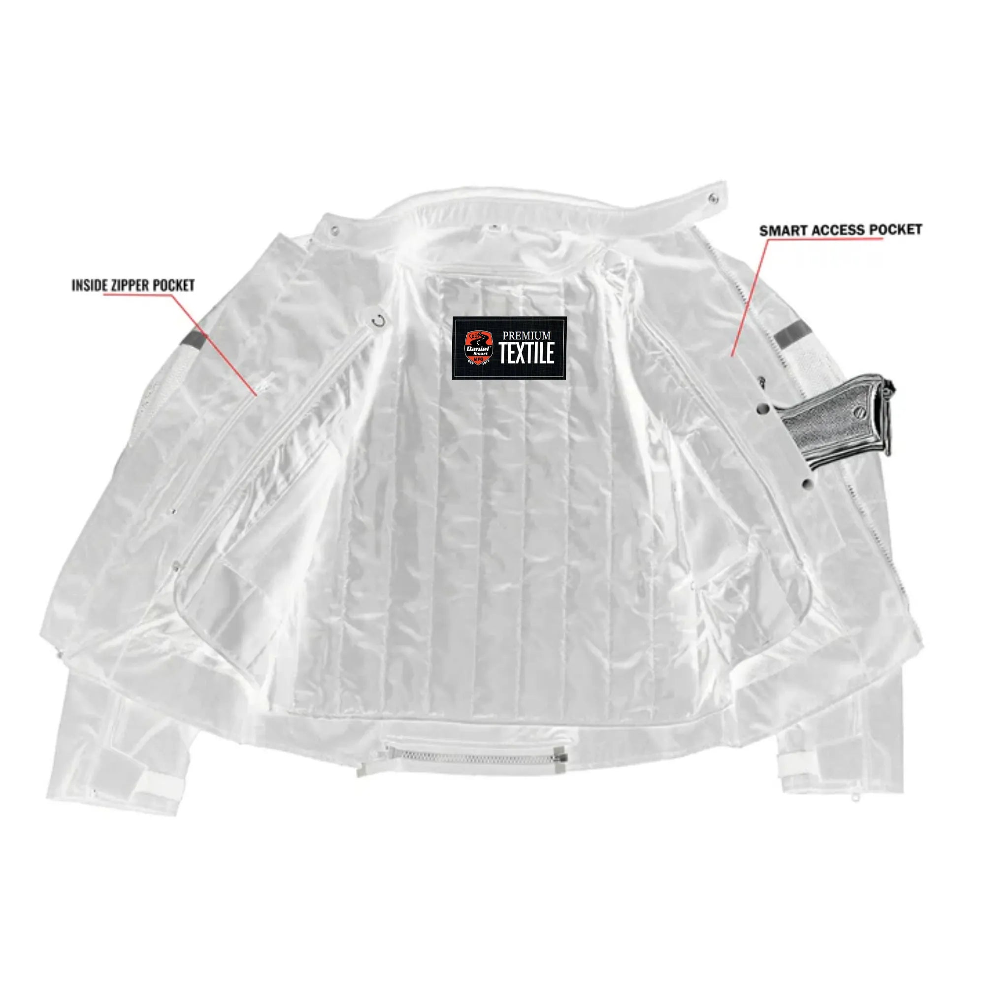 GlideBeam Men's Textile Motorcycle Jacket