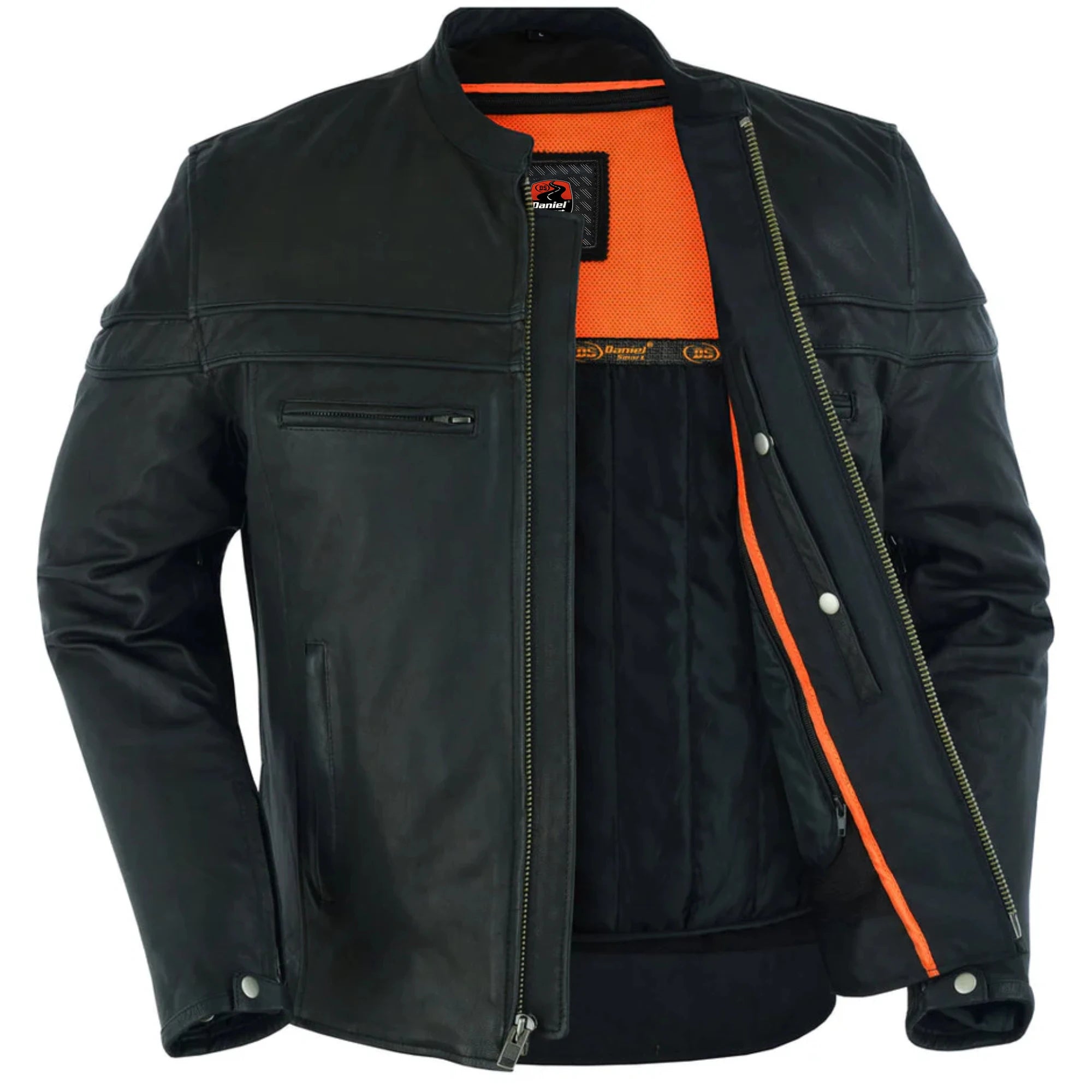 Asphalt Men's Leather Motorcycle Jacket
