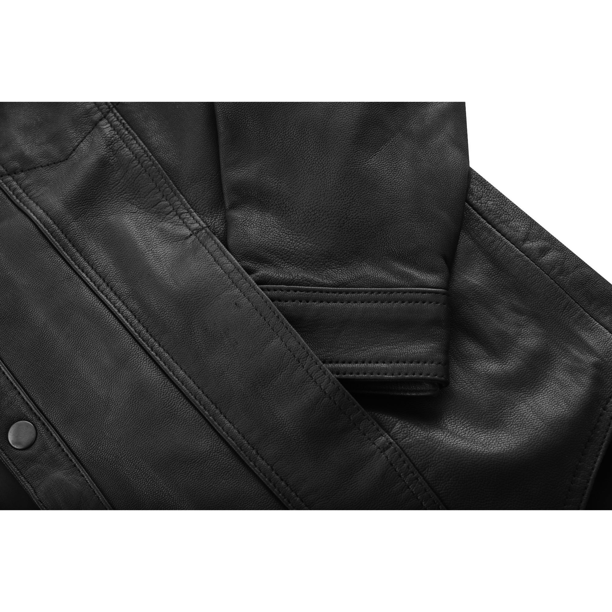 Fusion Drift™ - Men's Leather Motorcycle Shirt