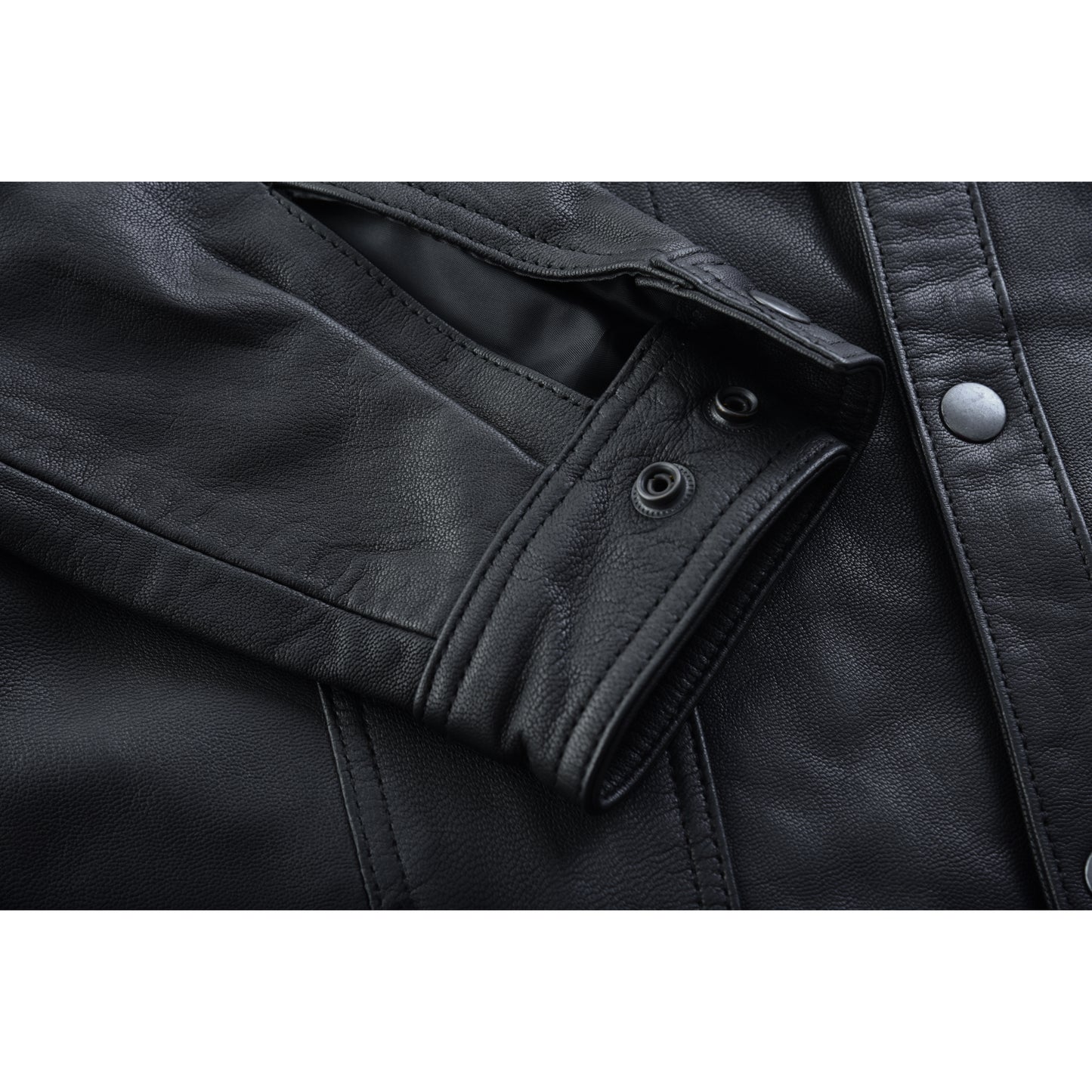 DS770 Men's Premium Lightweight Leather Shirt