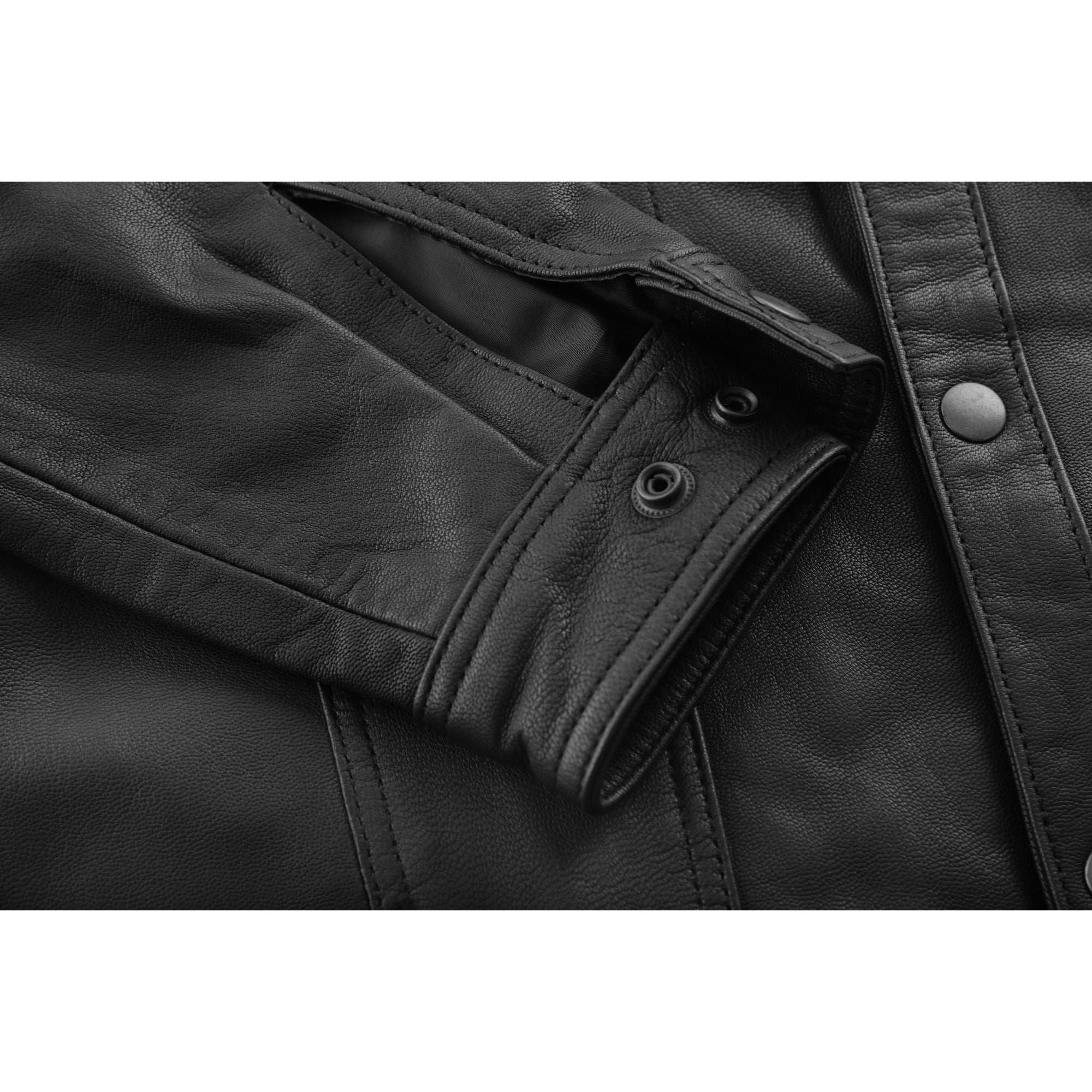 Fusion Drift™ - Men's Leather Motorcycle Shirt