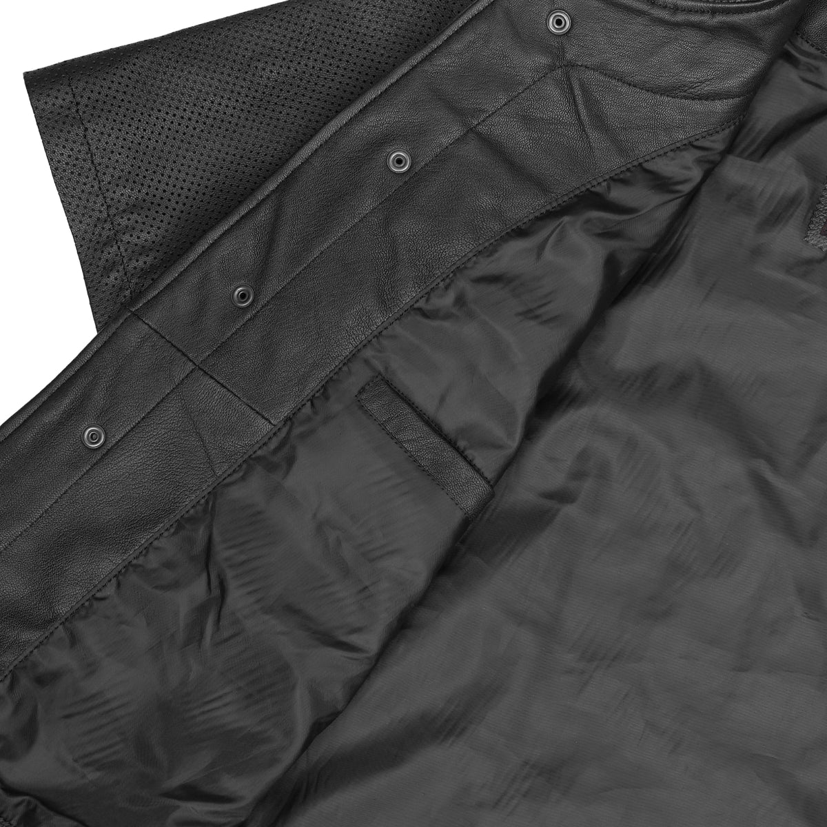 Inferno - Men's Leather Motorcycle Shirt