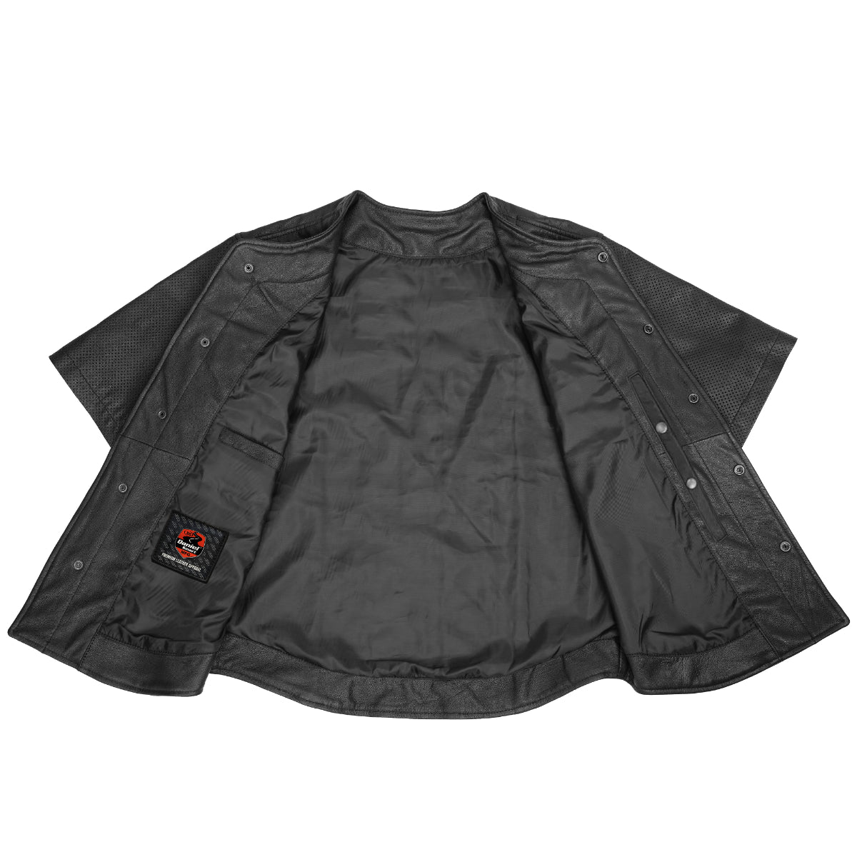 Inferno - Men's Leather Motorcycle Shirt