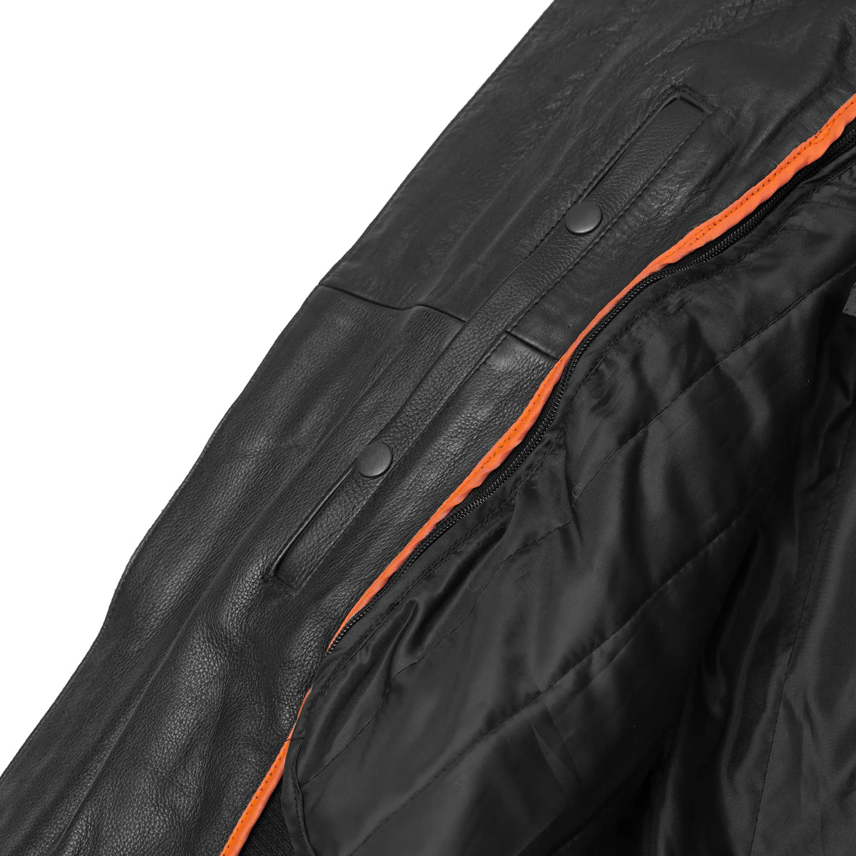 Reveal™ Men's Leather Motorcycle Jacket