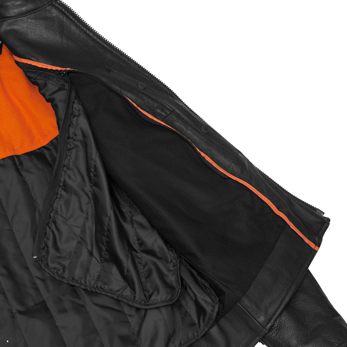 Reveal™ Men's Leather Motorcycle Jacket