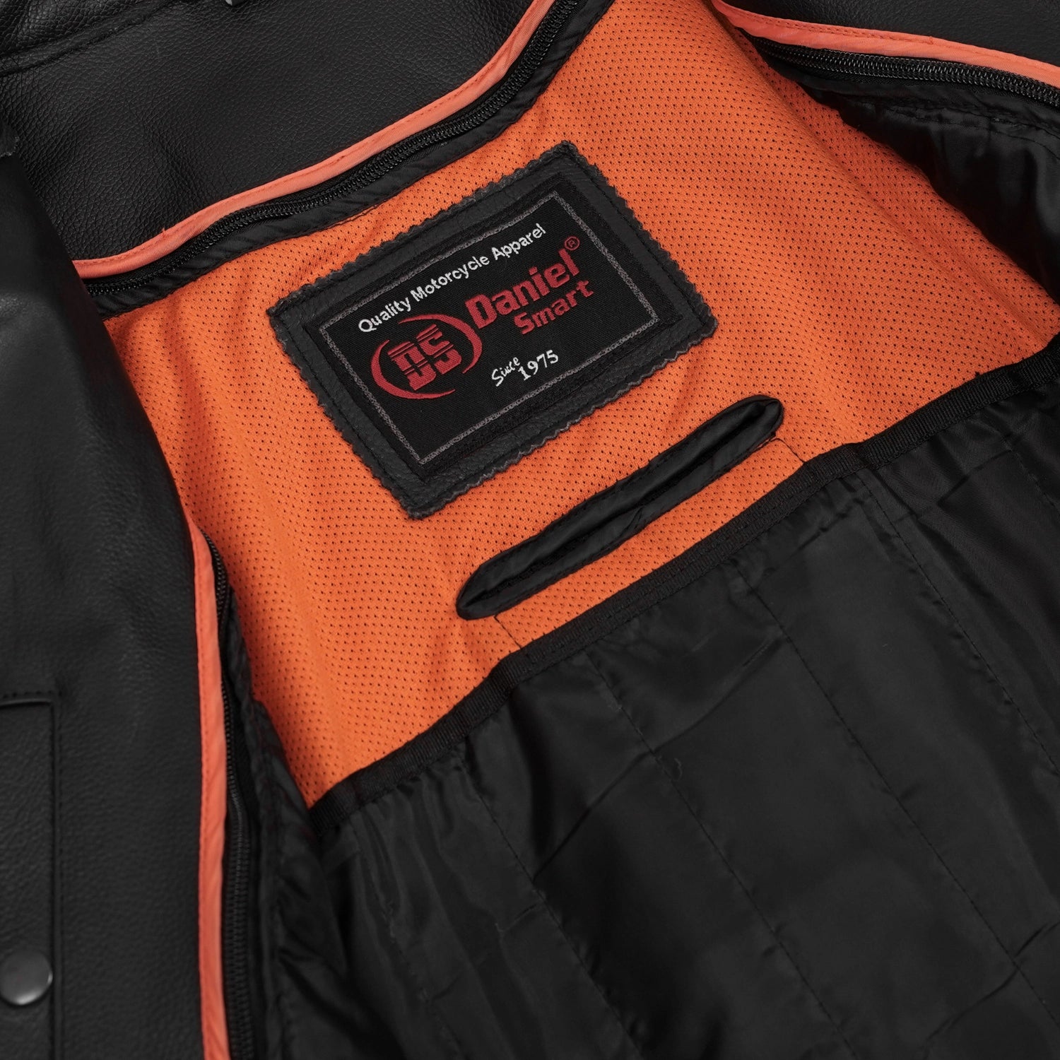 Skybound Men's Leather Motorcycle Jacket