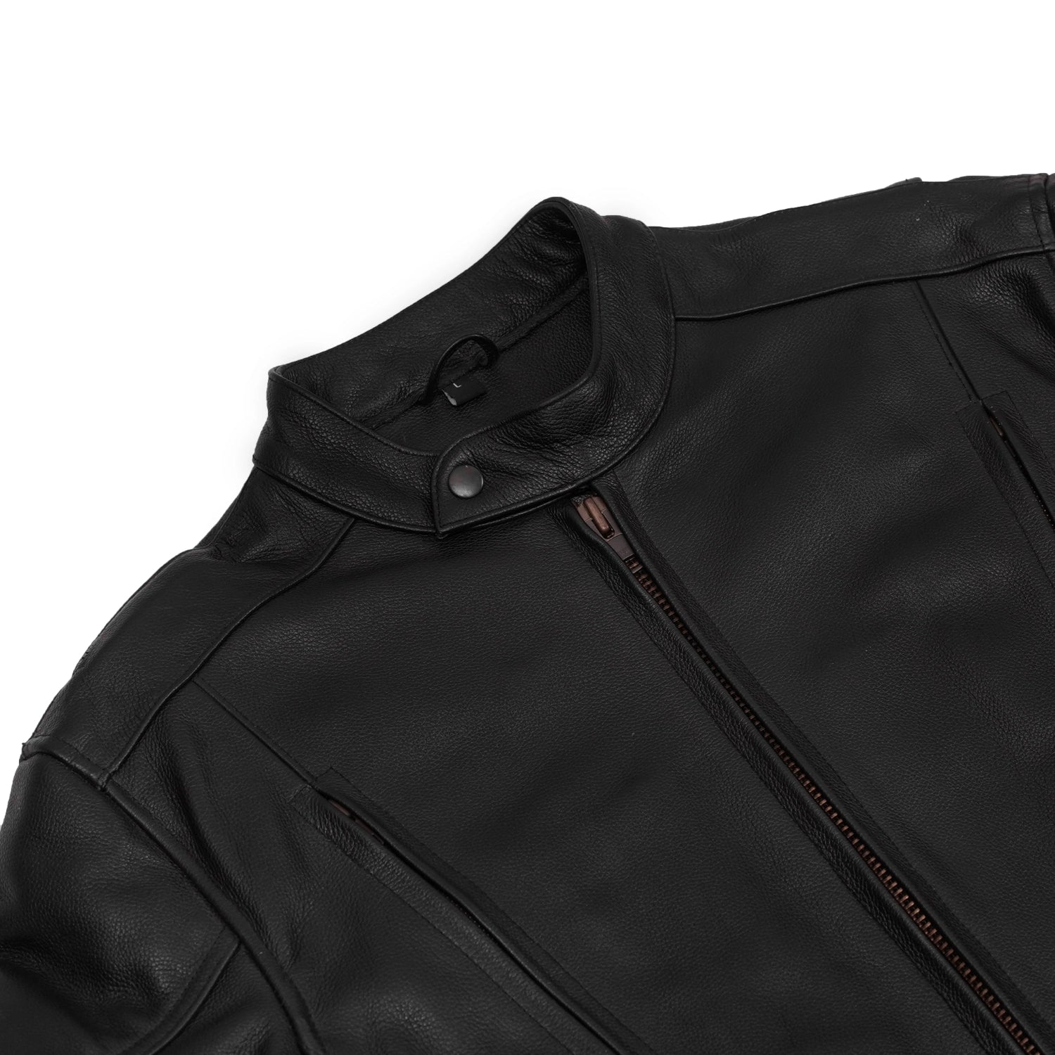 Skybound Men's Leather Motorcycle Jacket
