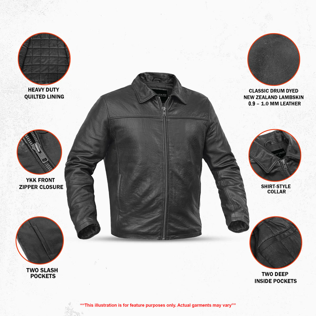 Aero Racer Men's Lambskin Motorcycle Leather Jacket