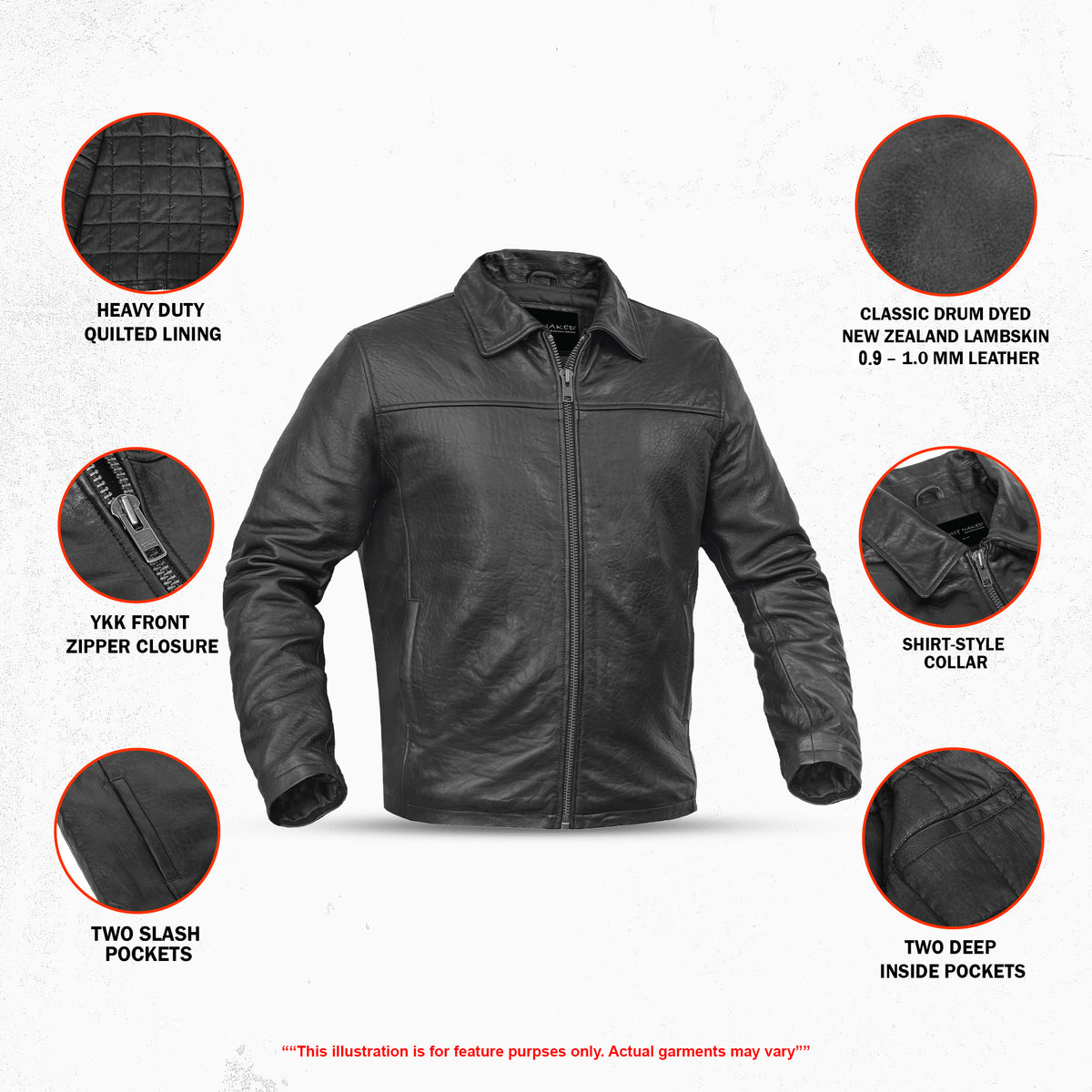 Aero Racer Men's Lambskin Motorcycle Leather Jacket