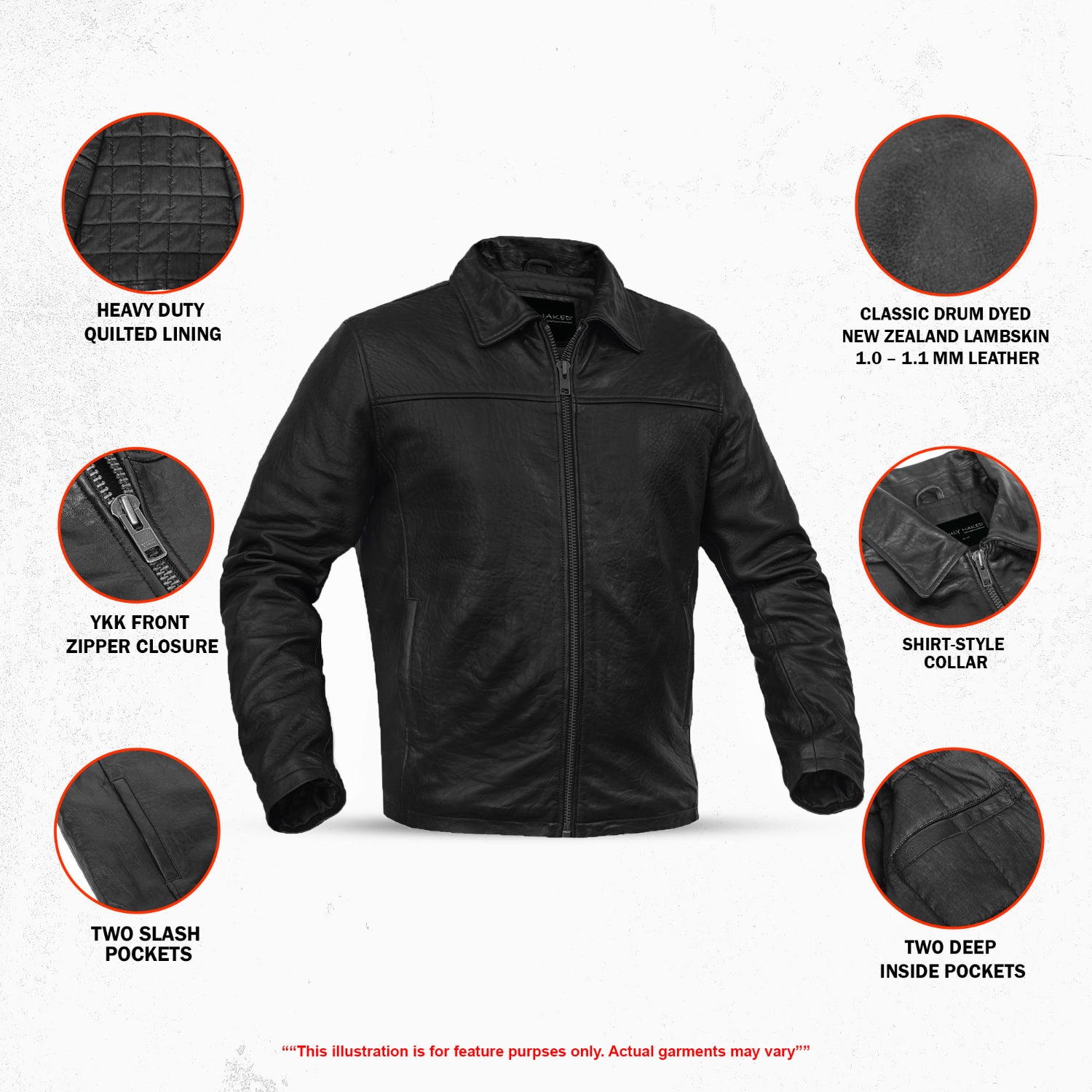 Aero Racer Men's Lambskin Motorcycle Leather Jacket