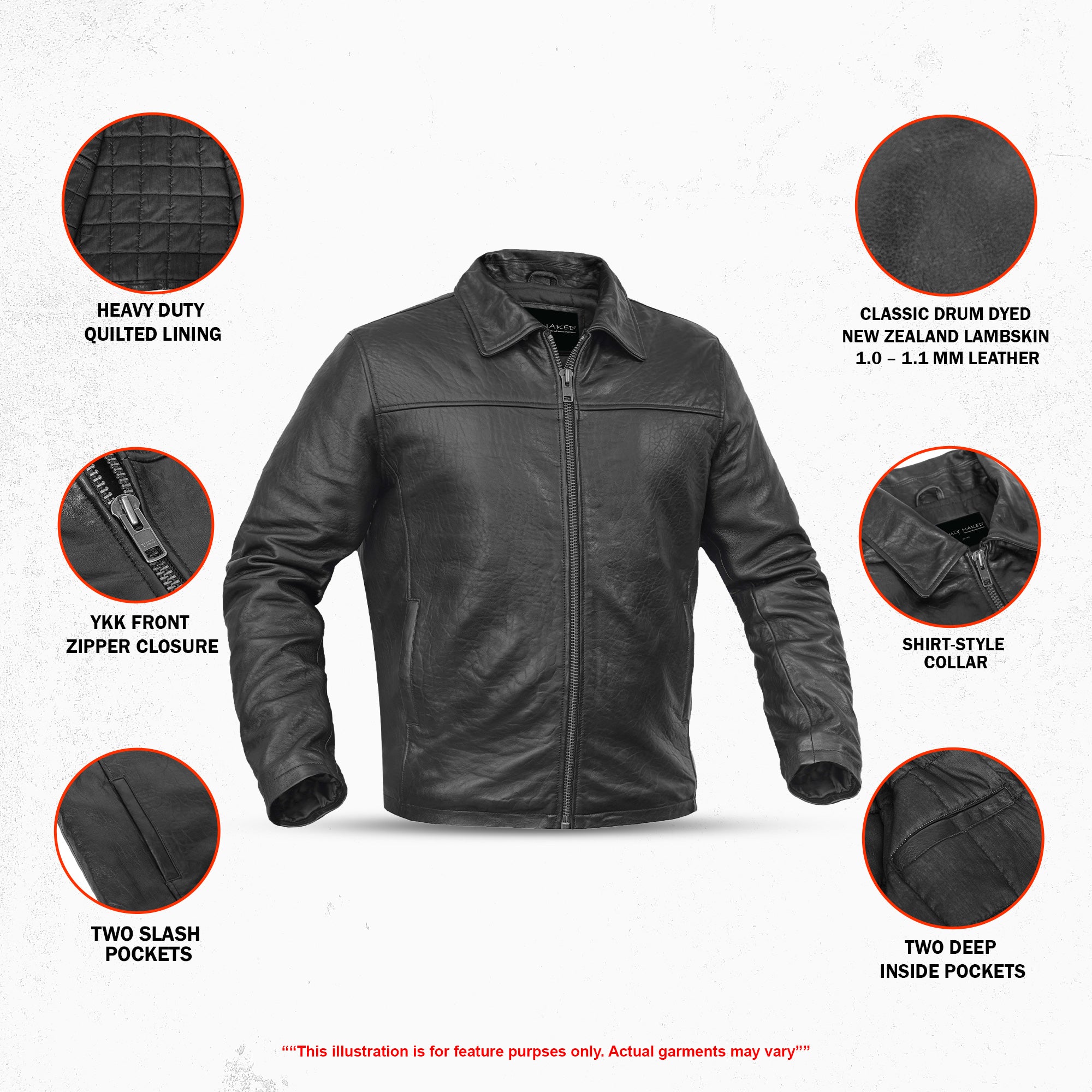 Aero Racer Men's Lambskin Motorcycle Leather Jacket