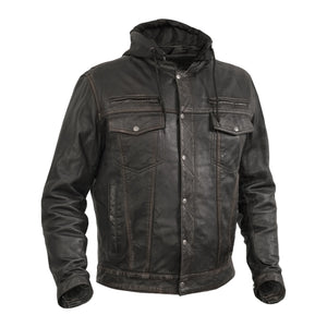 Gladius™ Men's Leather Motorcycle Jacket
