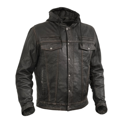 Gladius™ Men's Leather Motorcycle Jacket