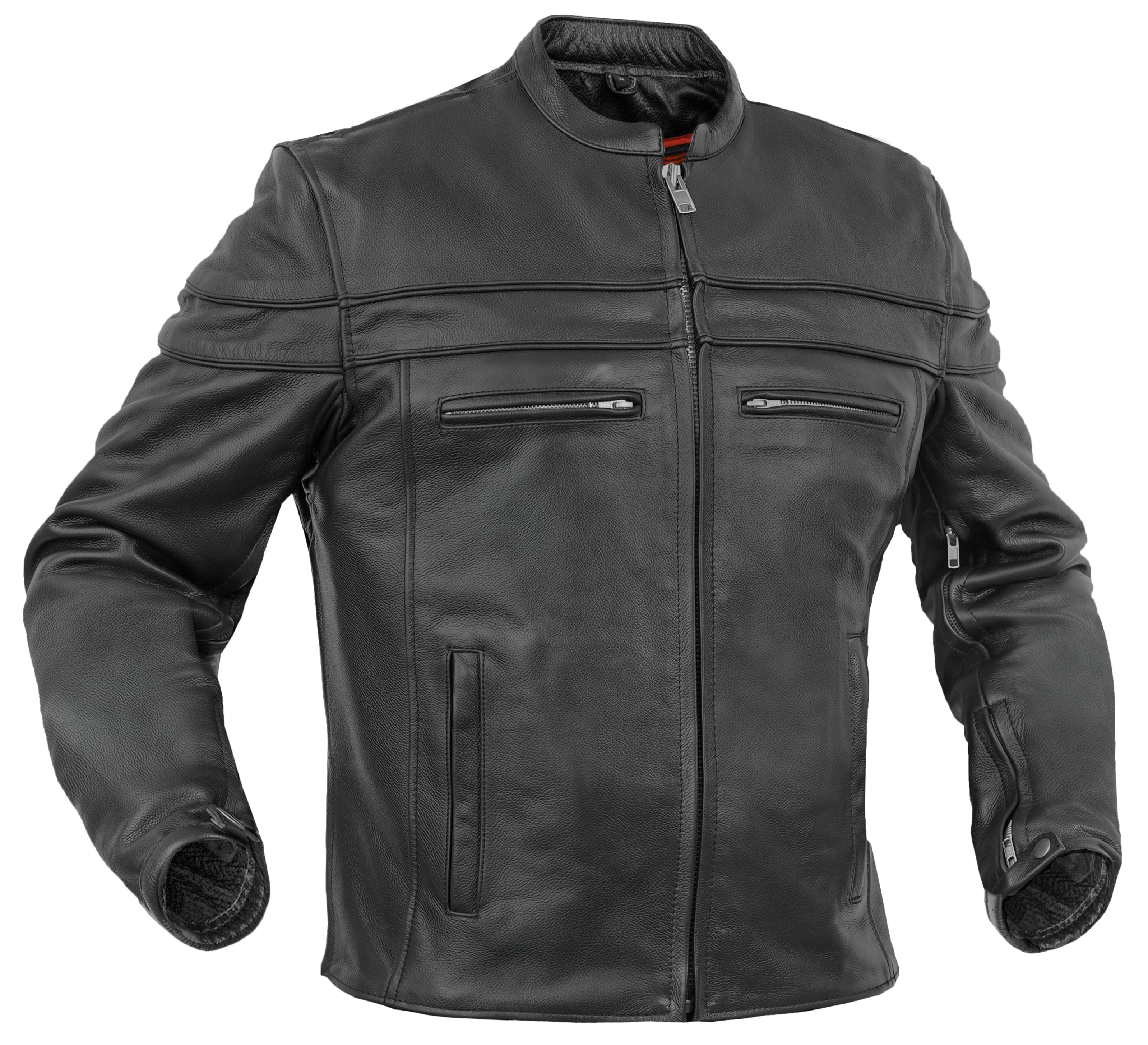 Vigilant - Men's Leather Motorcycle Jacket