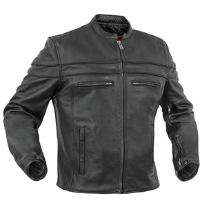 Asphalt Men's Leather Motorcycle Jacket