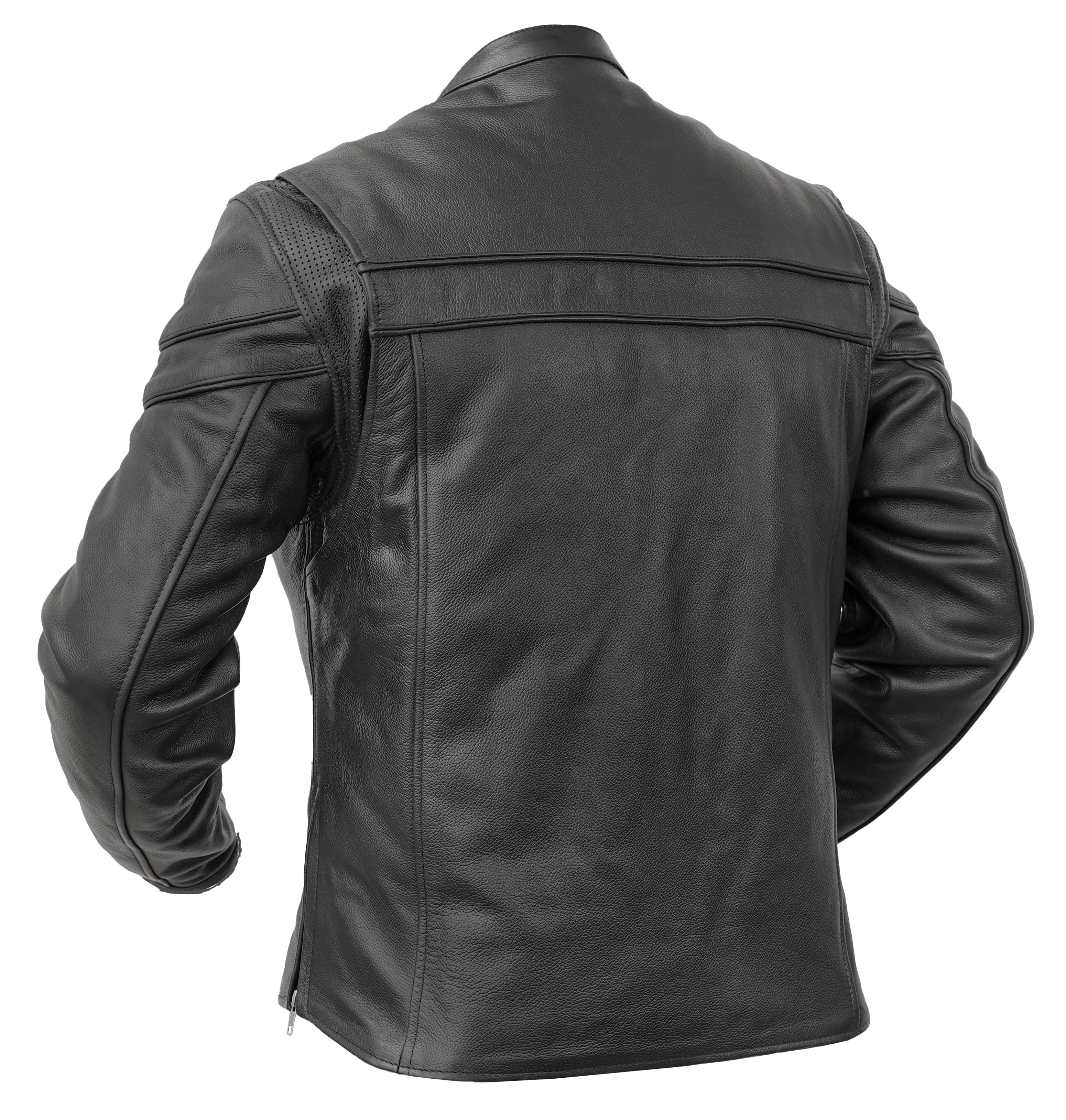 Vigilant - Men's Leather Motorcycle Jacket