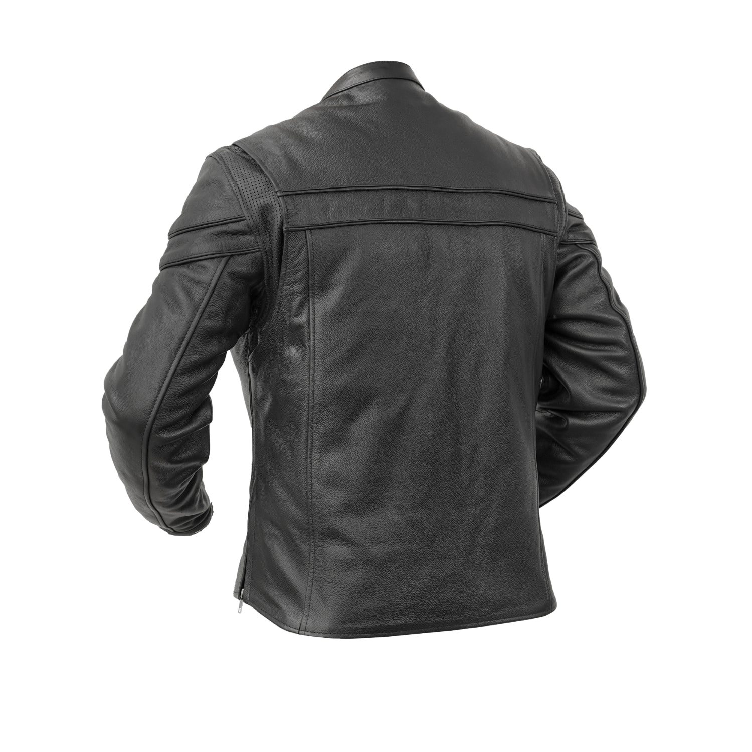 Vigilant - Men's Leather Motorcycle Jacket