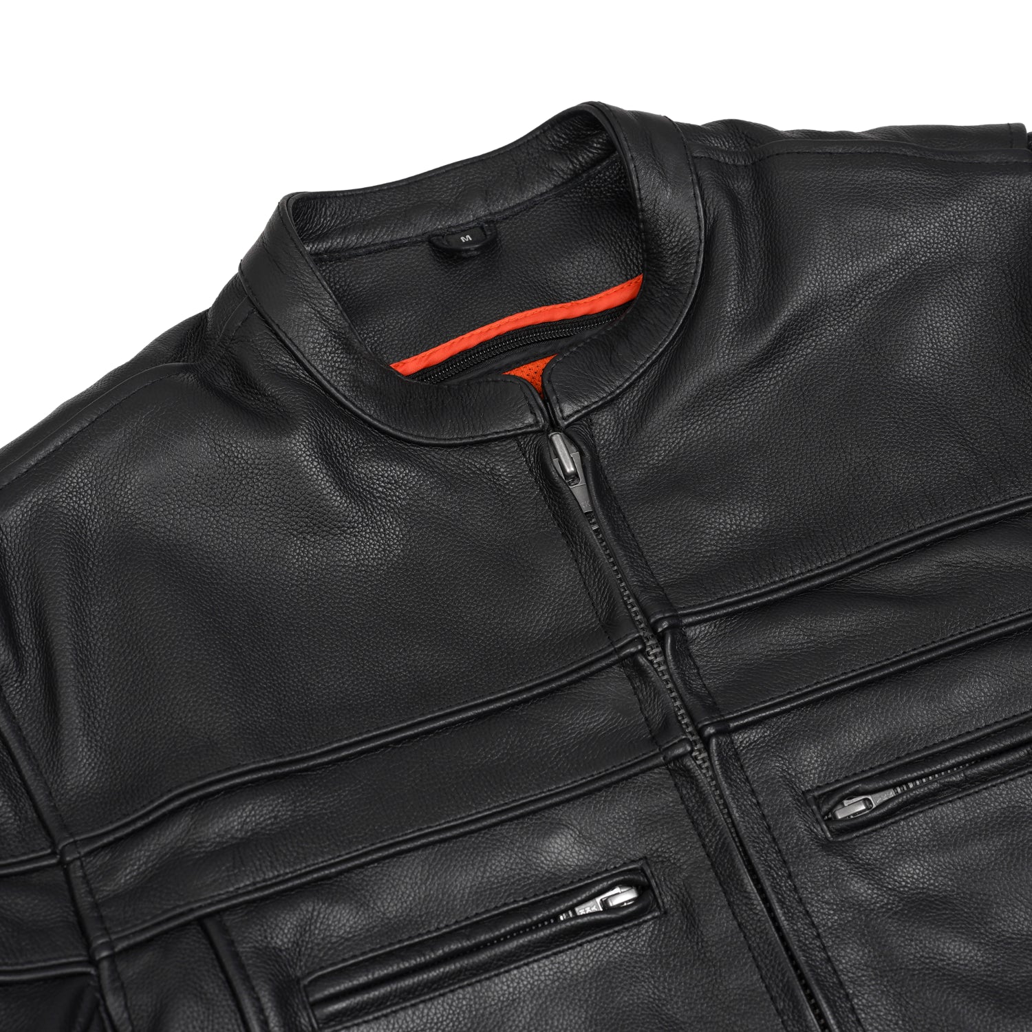 Vigilant - Men's Leather Motorcycle Jacket